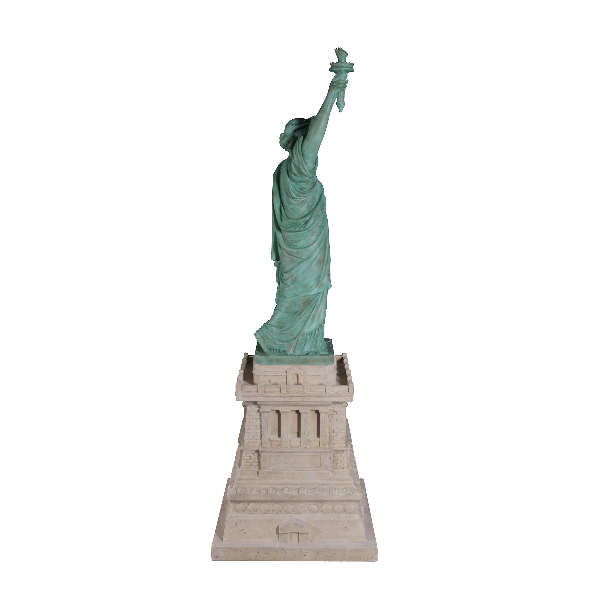 Toscano - Liberty Enlightening the World Grand-Scale Statue on Pedestal