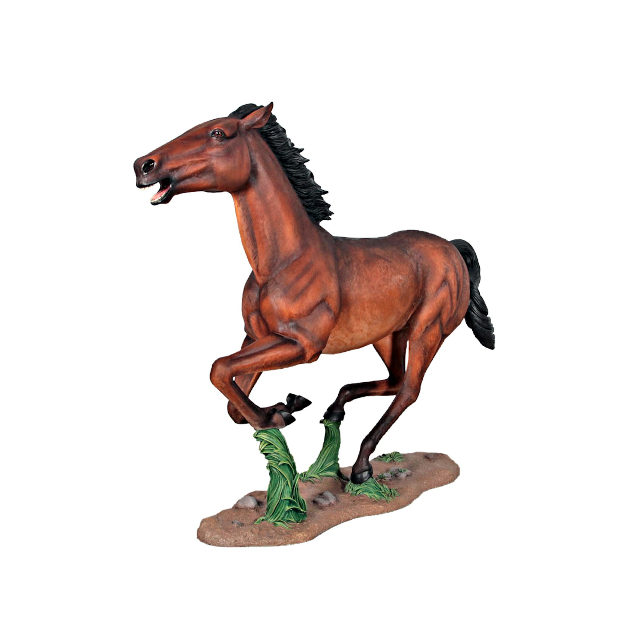 Toscano - Galloping Quarter Horse Filly Statue