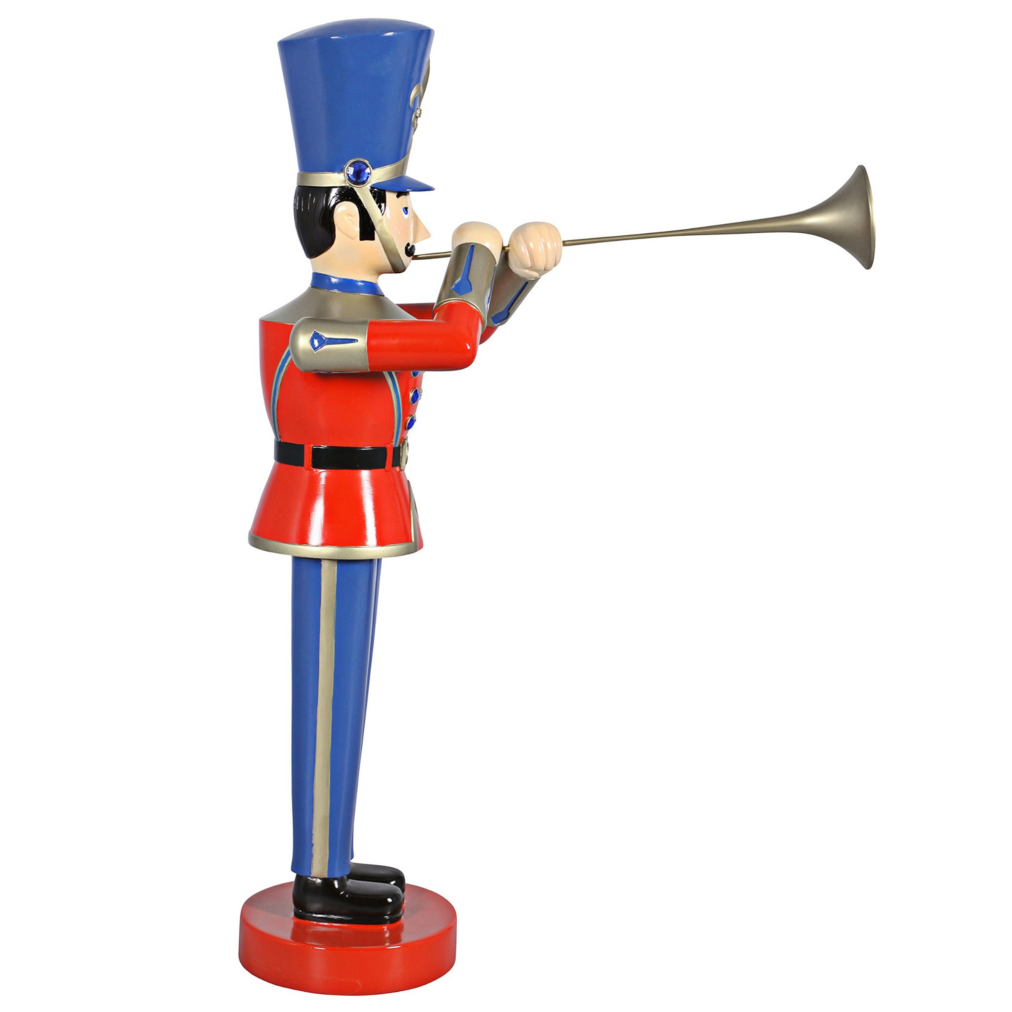 Toscano Trumpeting Soldier Statue - Medium