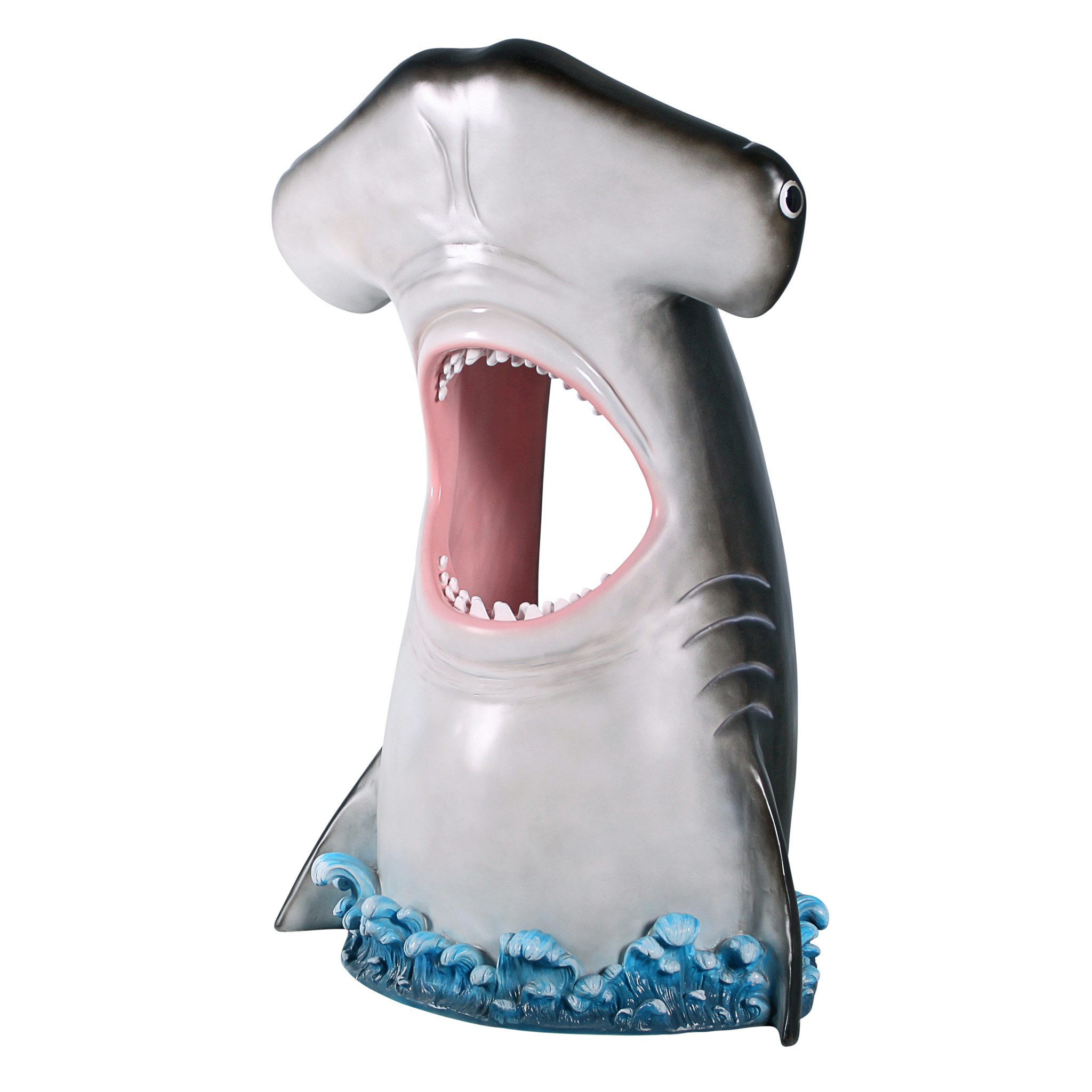 Toscano - Peek-a-Boo Hammerhead Shark Photo Op Statue