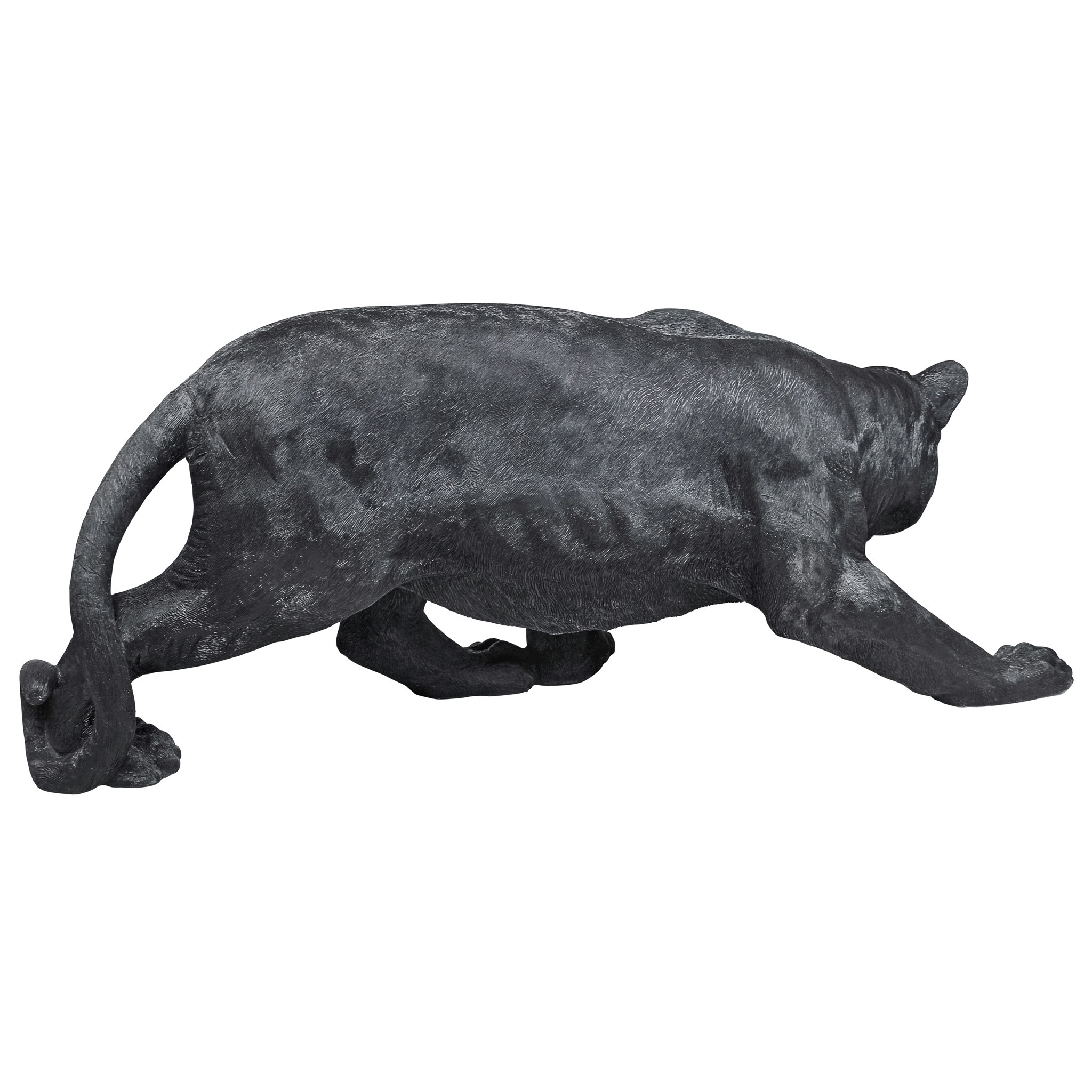 Toscano Shadowed Predator Black Panther Statue - Grande