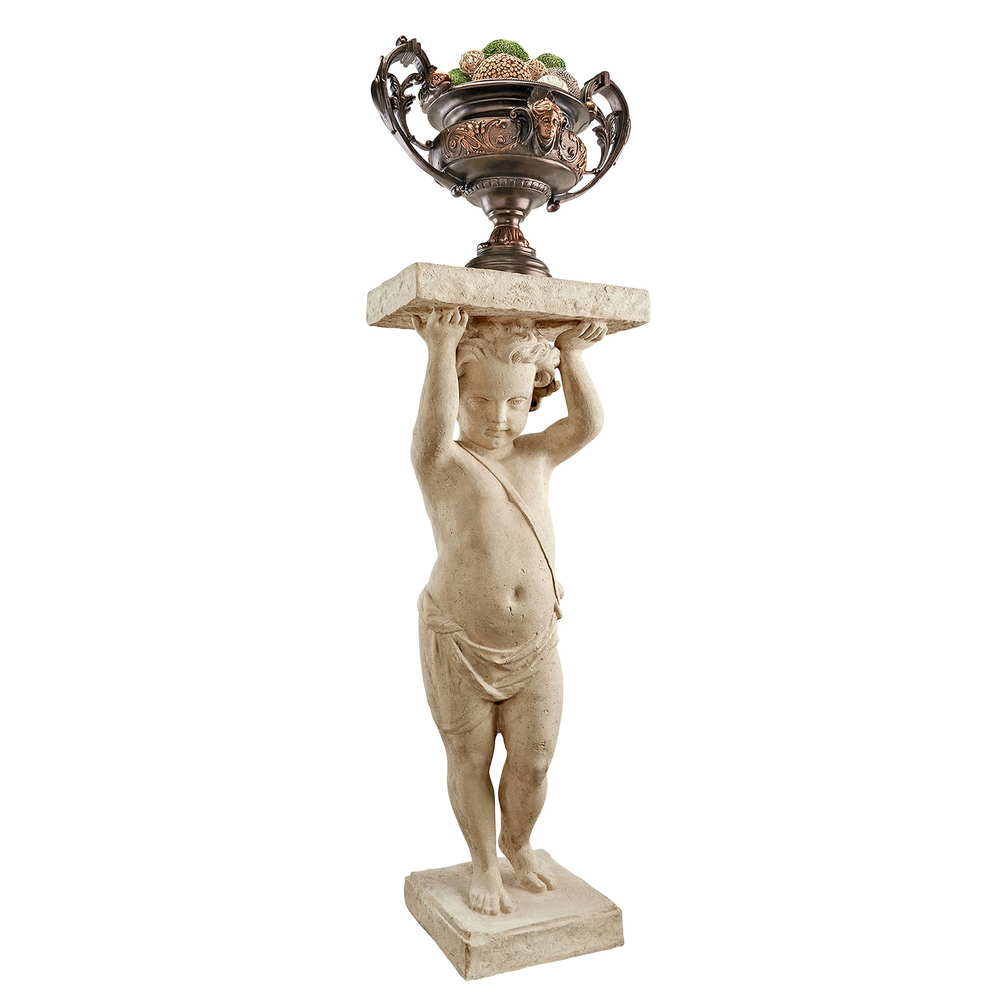 Toscano - Royal Palace Of Caserta Cherub Pedestal