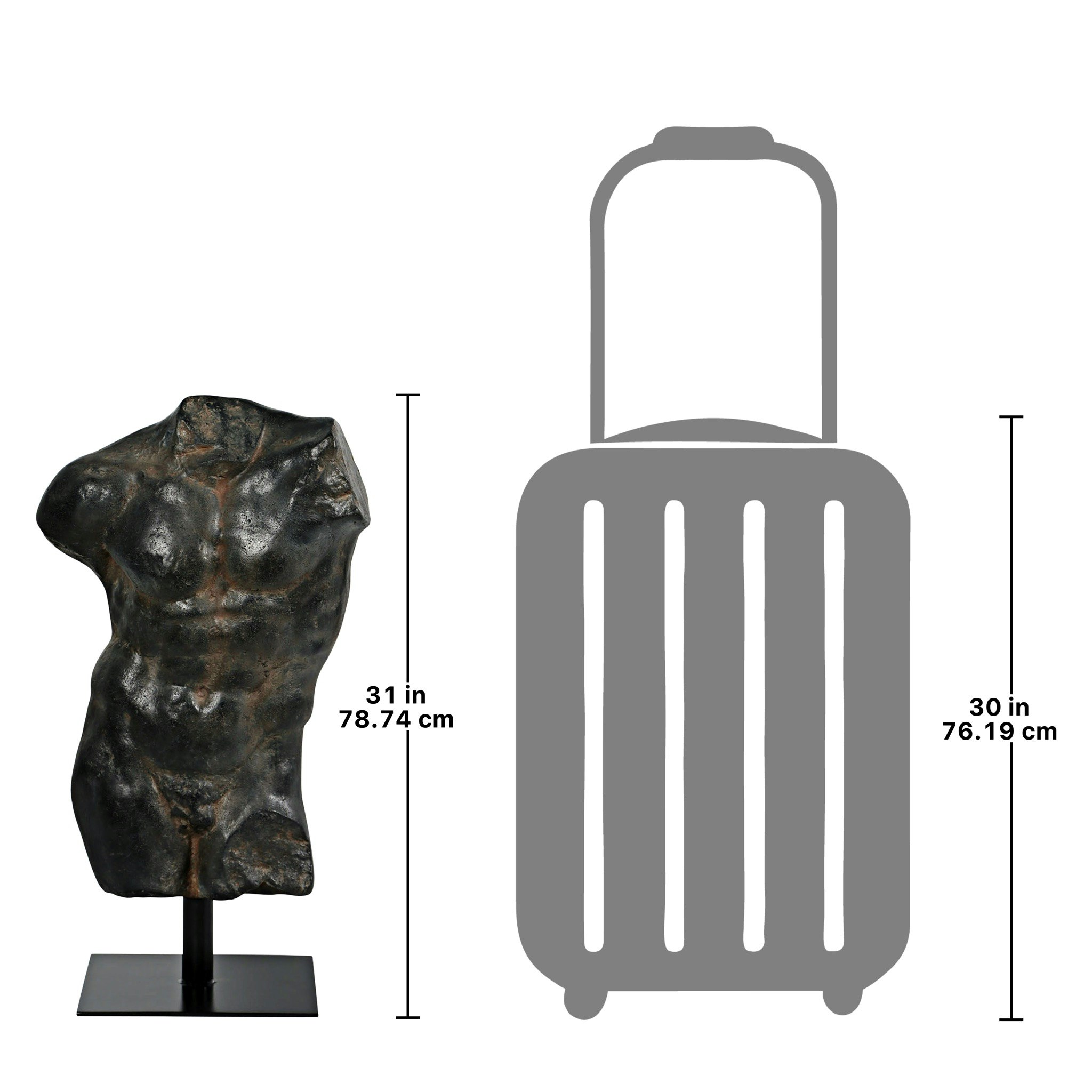Toscano - Greek Torso of a Youth Fragment Statue