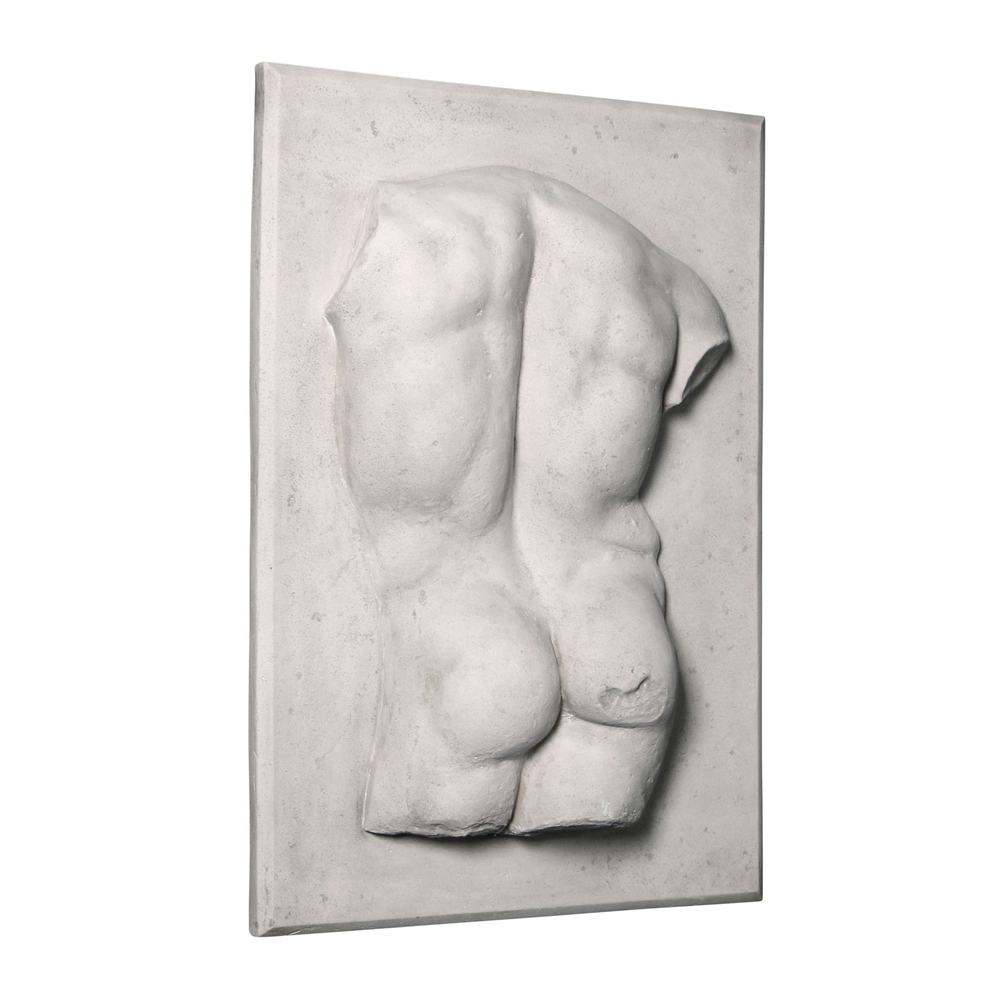 Toscano - Proper Back Classic Greek Torso Wall Sculpture