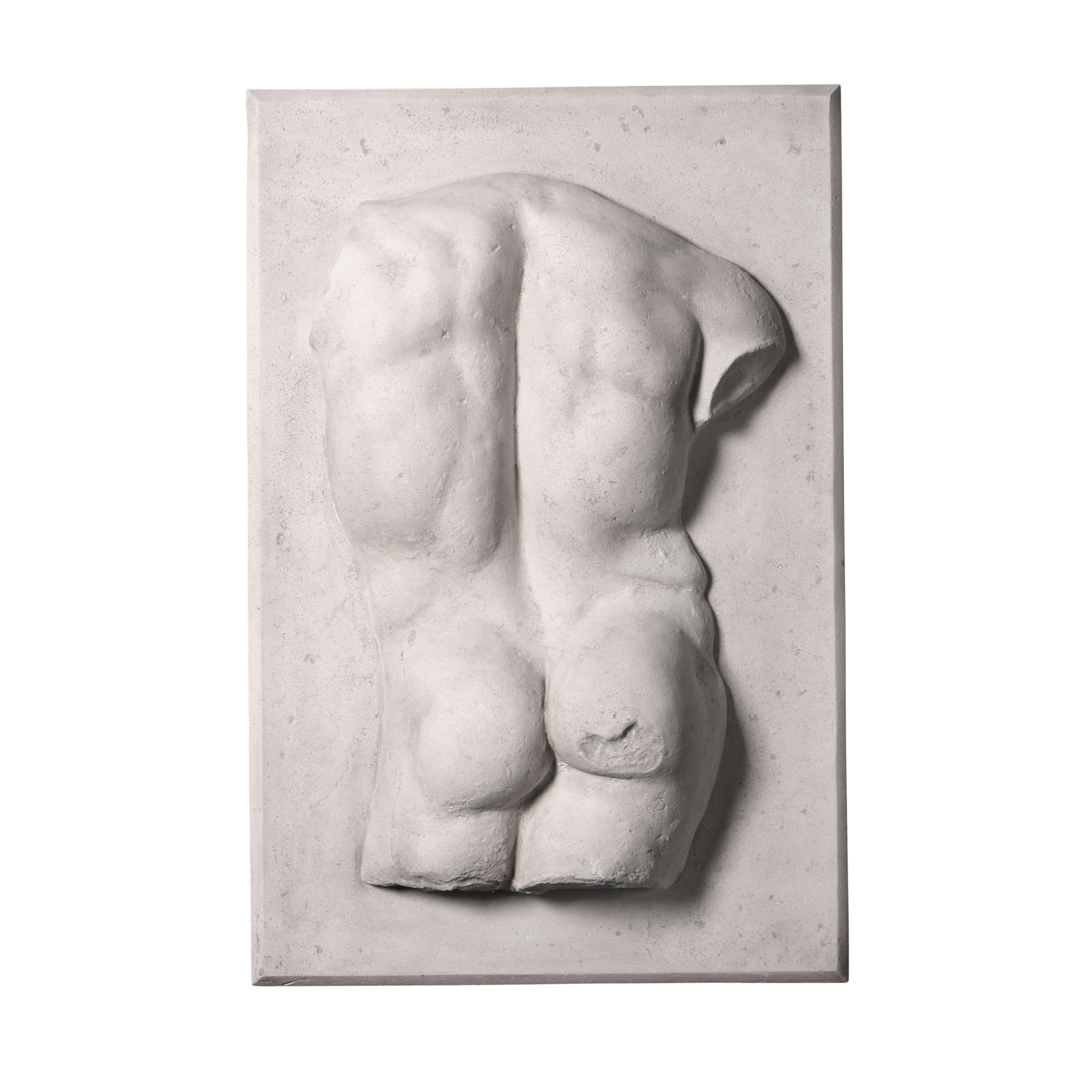 Toscano - Proper Back Classic Greek Torso Wall Sculpture