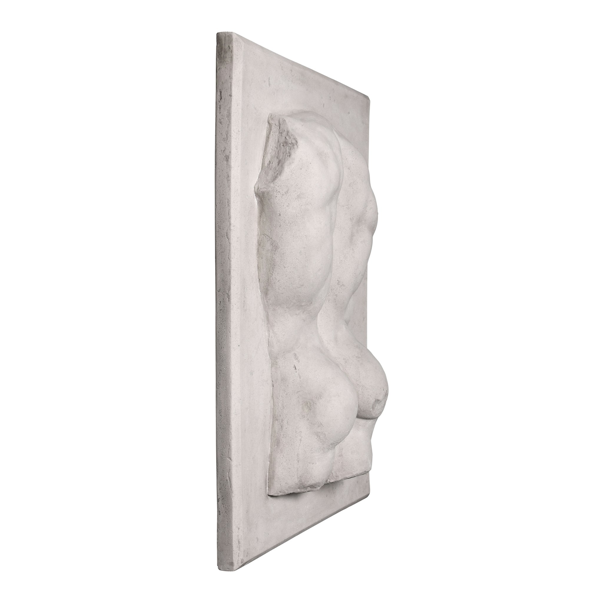 Toscano - Proper Back Classic Greek Torso Wall Sculpture
