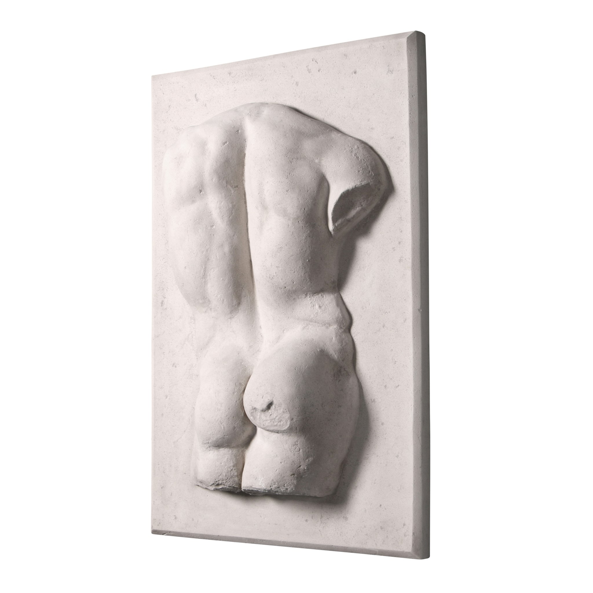 Toscano - Proper Back Classic Greek Torso Wall Sculpture