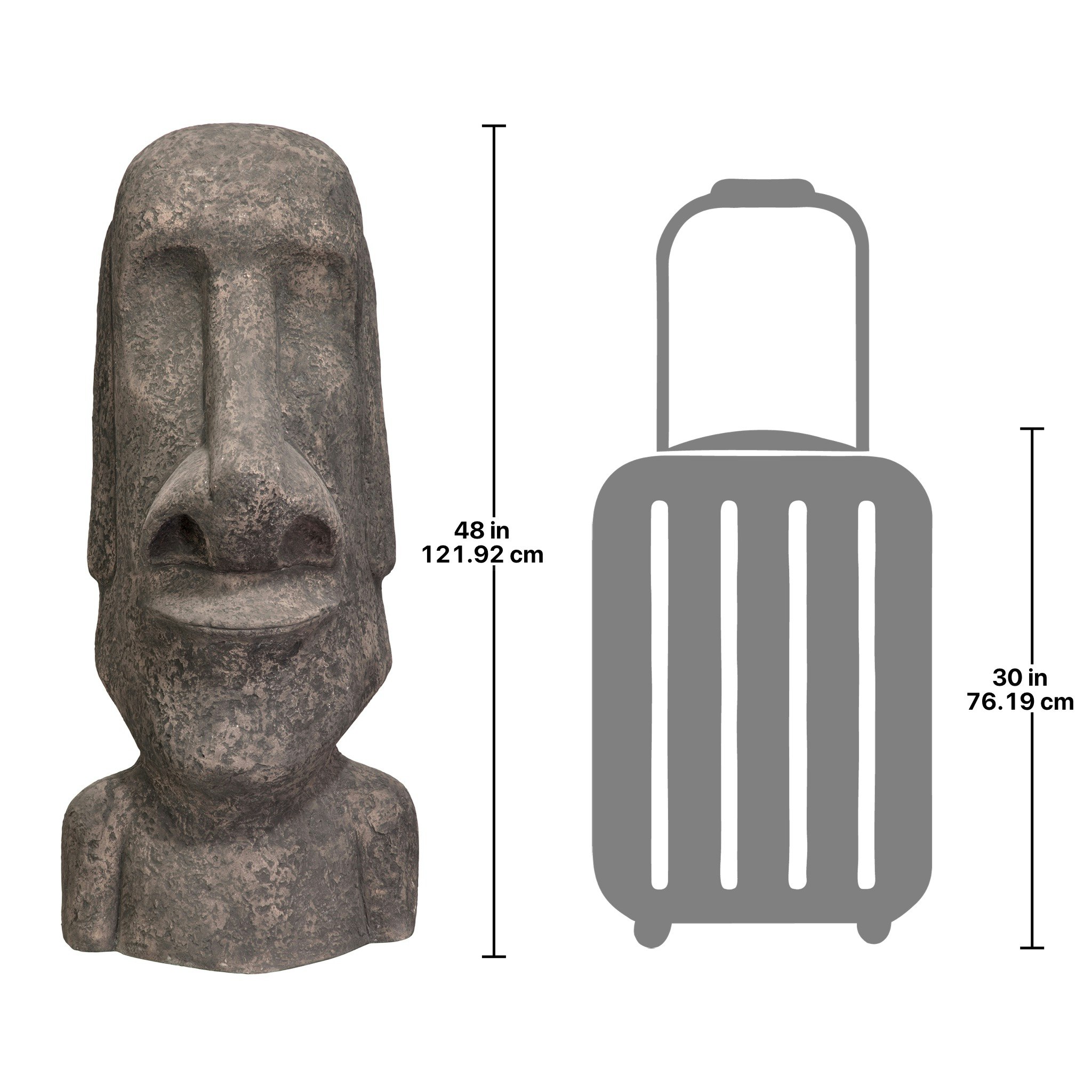 Toscano Easter Island Ahu Akivi Moai Monolith Statue - Extra Extra Large