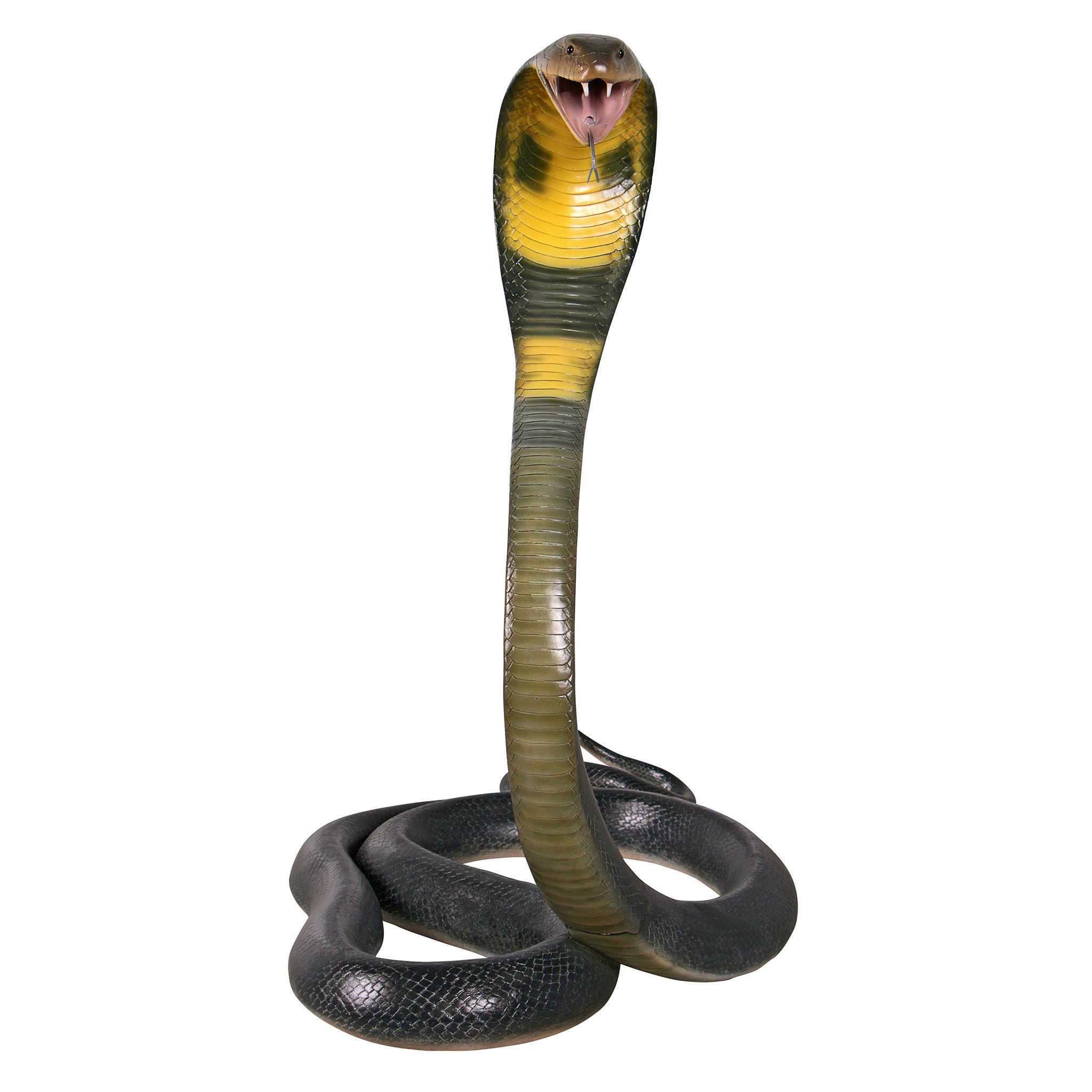 Toscano - King Cobra Life-Size Snake Statue