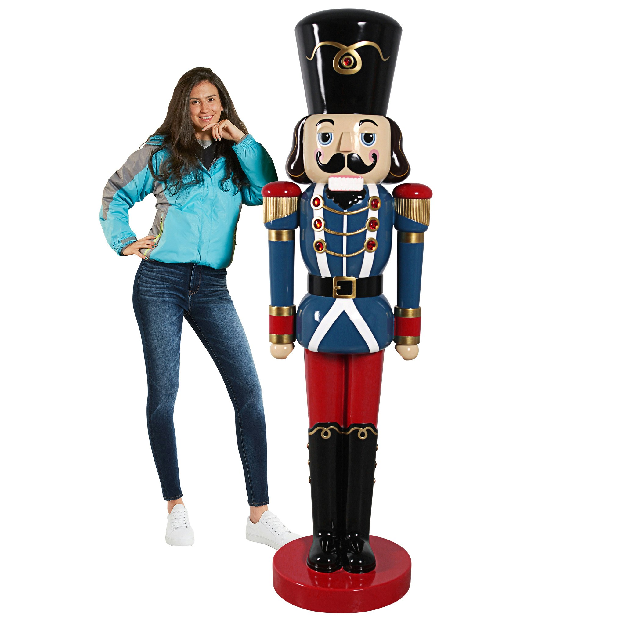 Toscano - Sergeant-at-Arms 6-Foot Nutcracker Soldier Statue