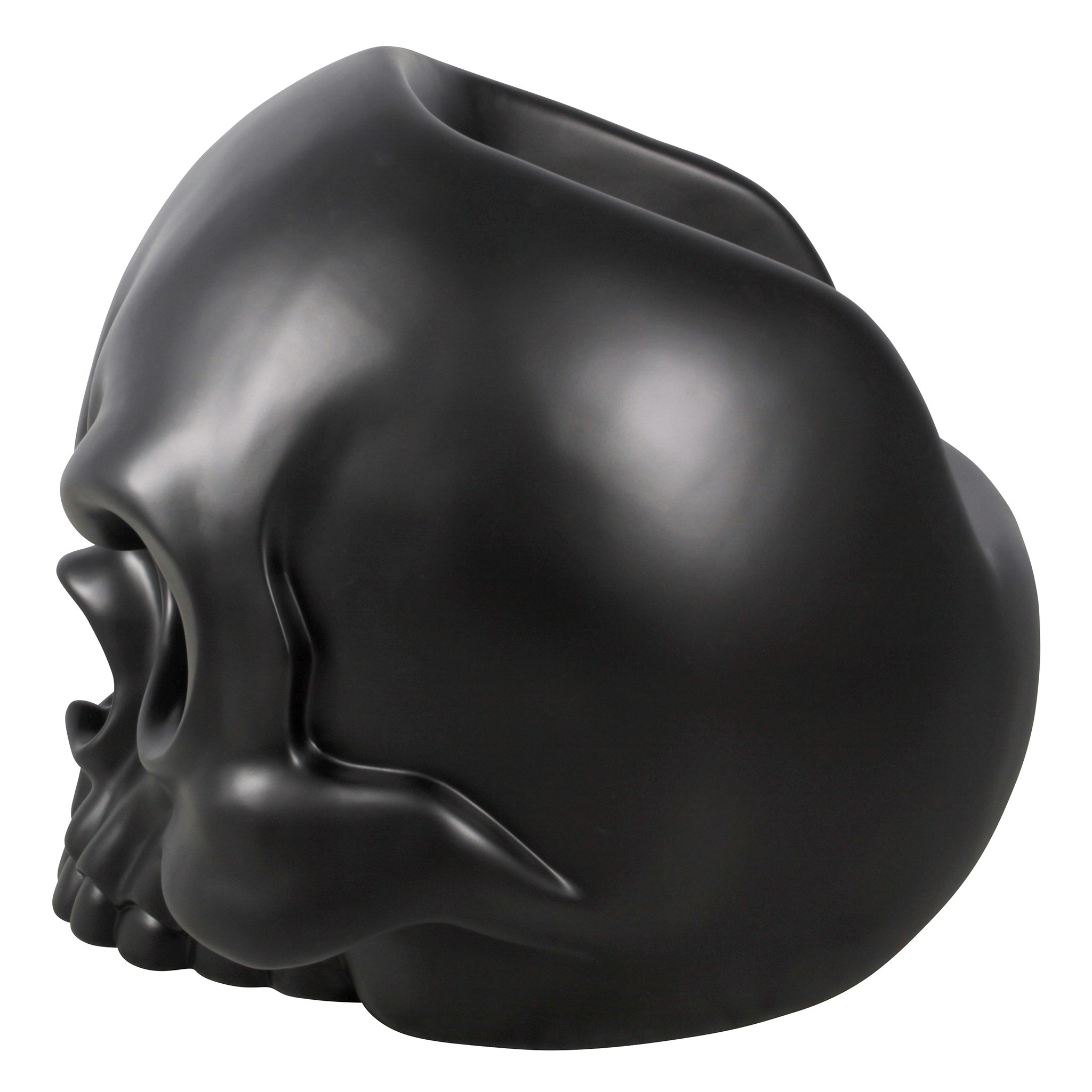 Toscano Lost Souls Gothic Skull Sculptural Chair - Black