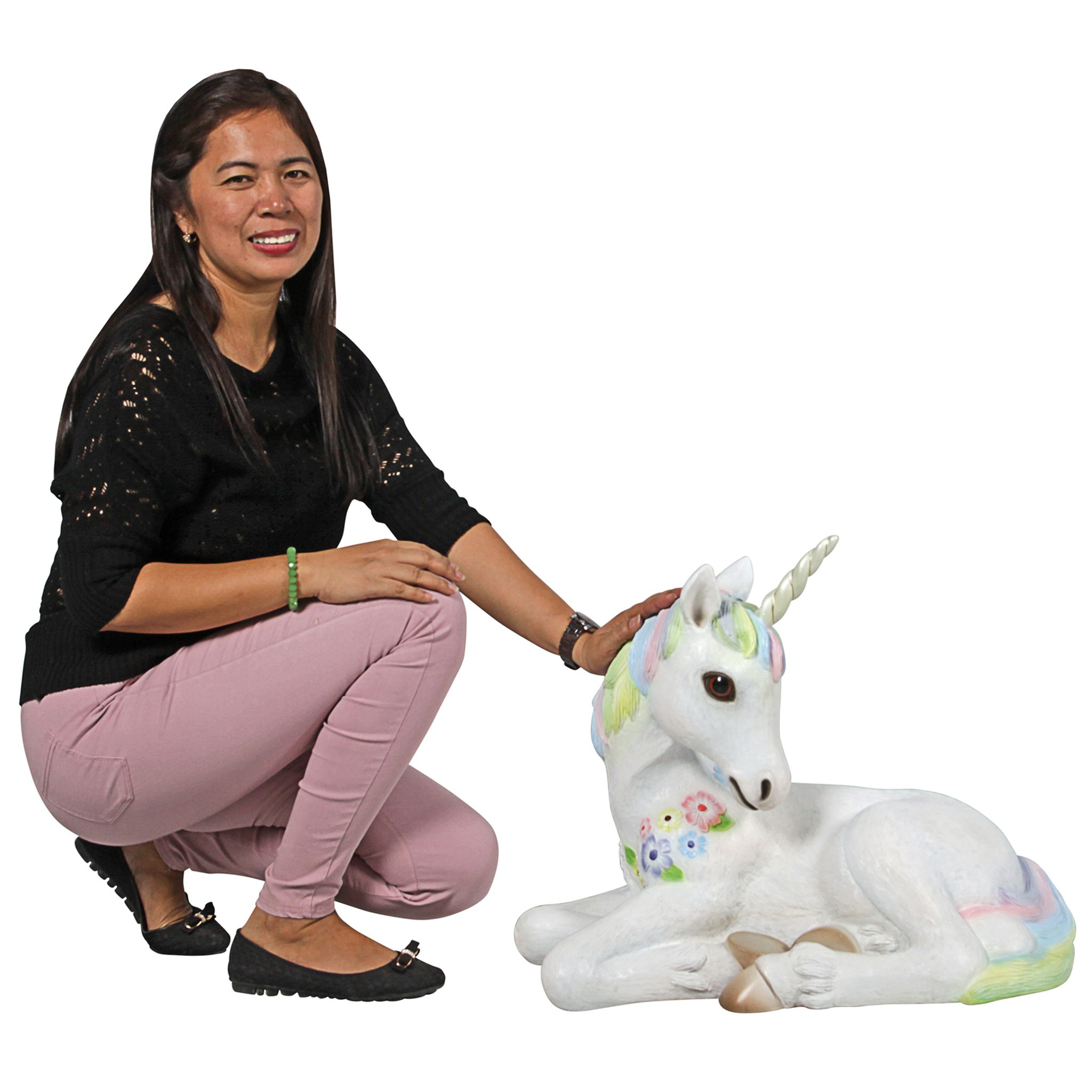 Toscano - Sparkle the Mystical Magical Resting Unicorn Statue