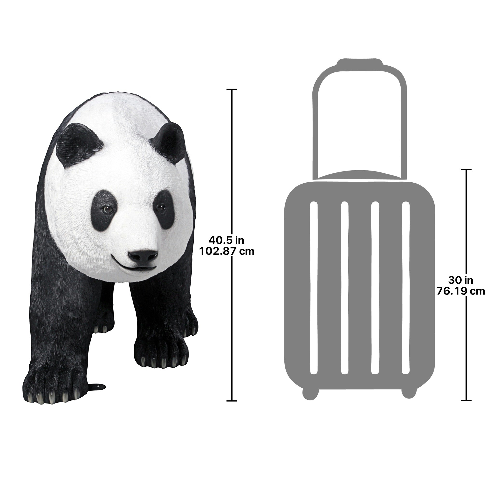 Toscano - Ling Ling Giant Walking Panda Bear Statue