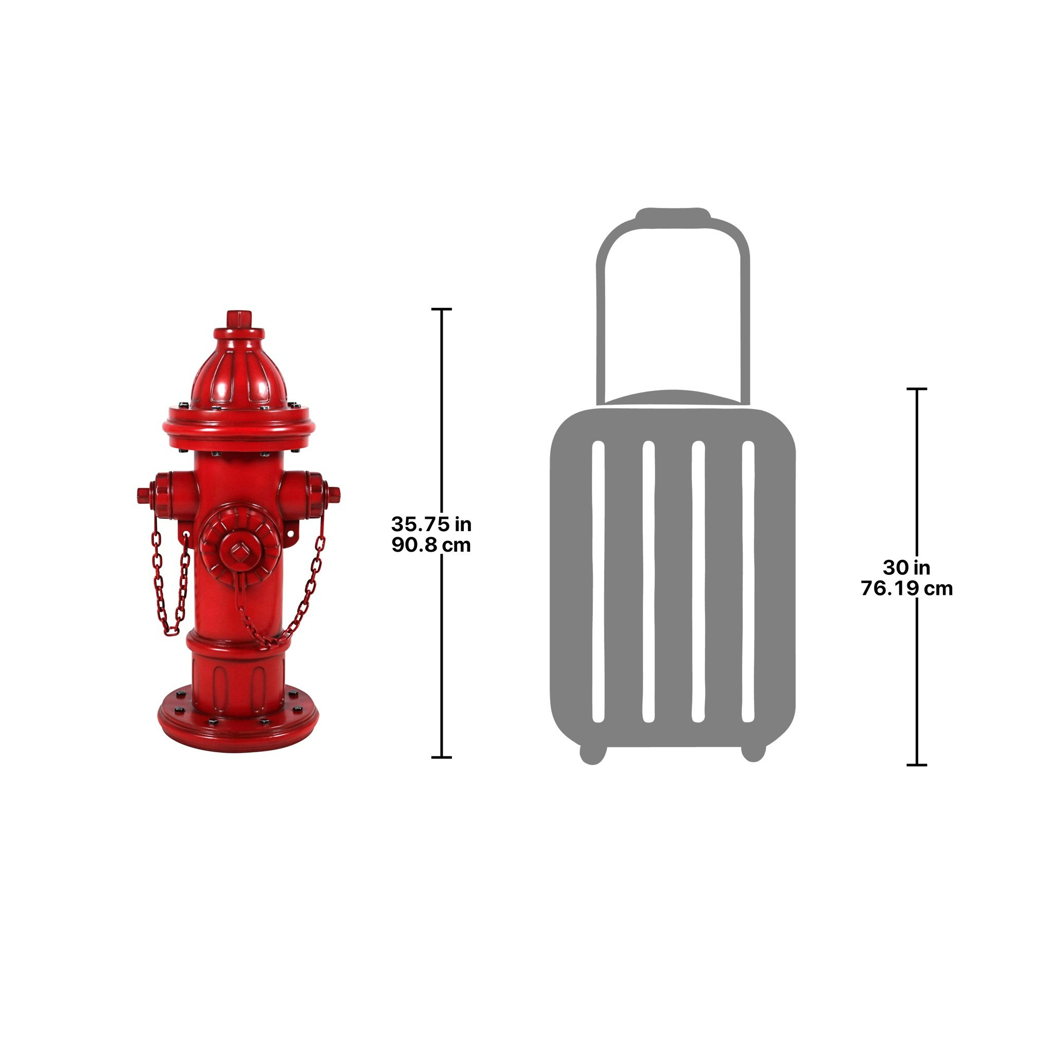 Toscano Dog Second Best Friend Fire Hydrant Statue - Grande