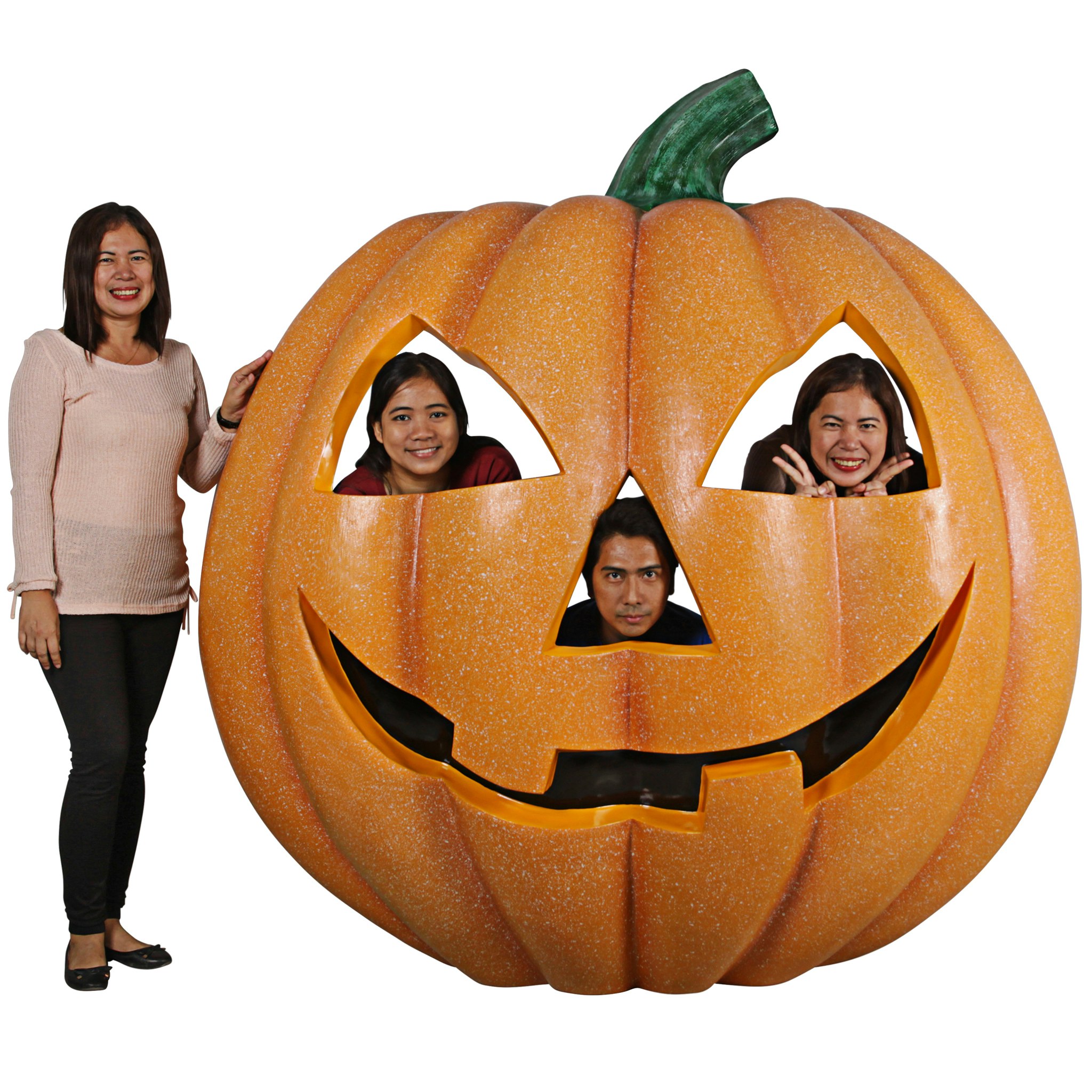 Toscano - Halloween Pumpkin Patch Photo Op Statue