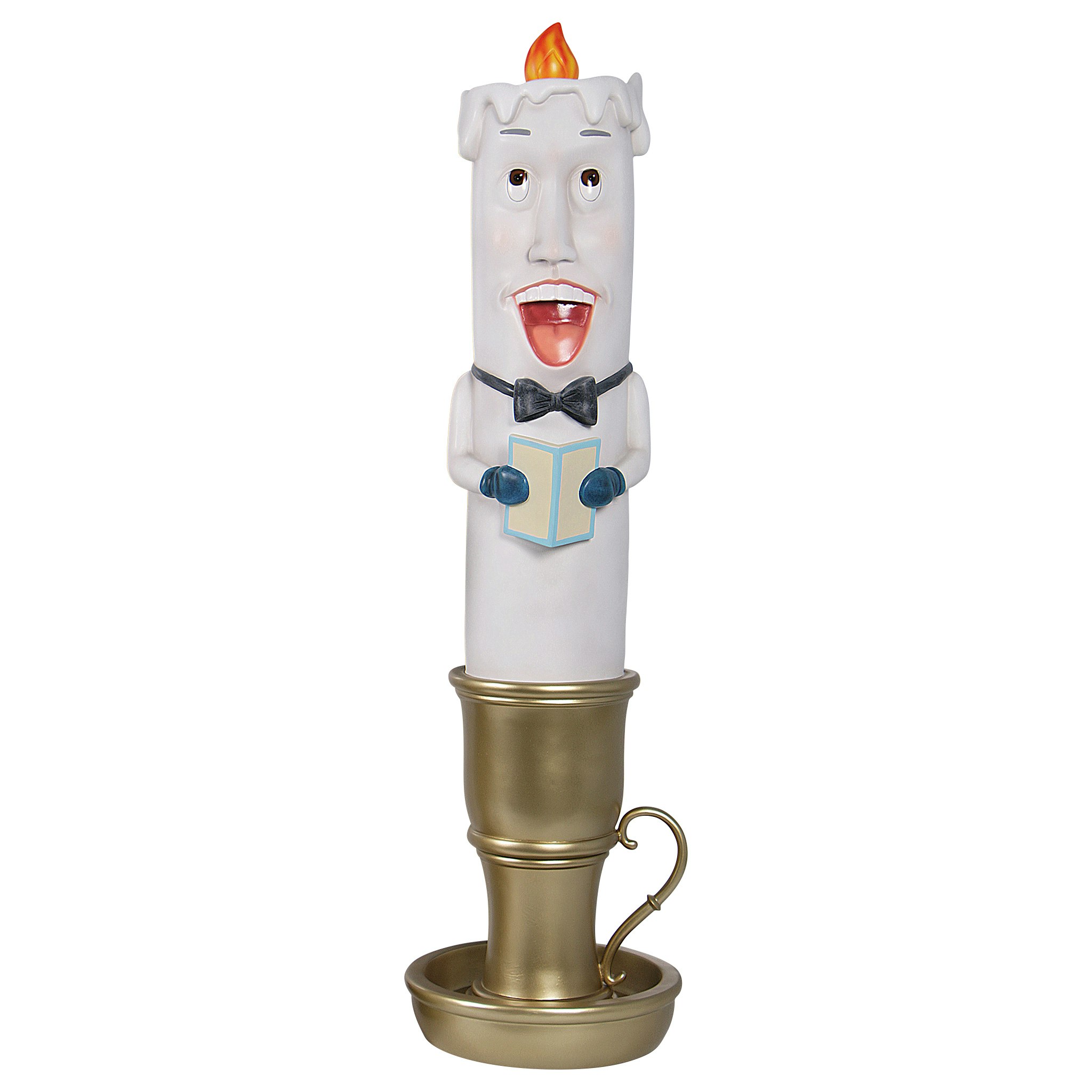 Toscano - Holiday Luminary Welcoming Candle Door Sentry Statue Hans