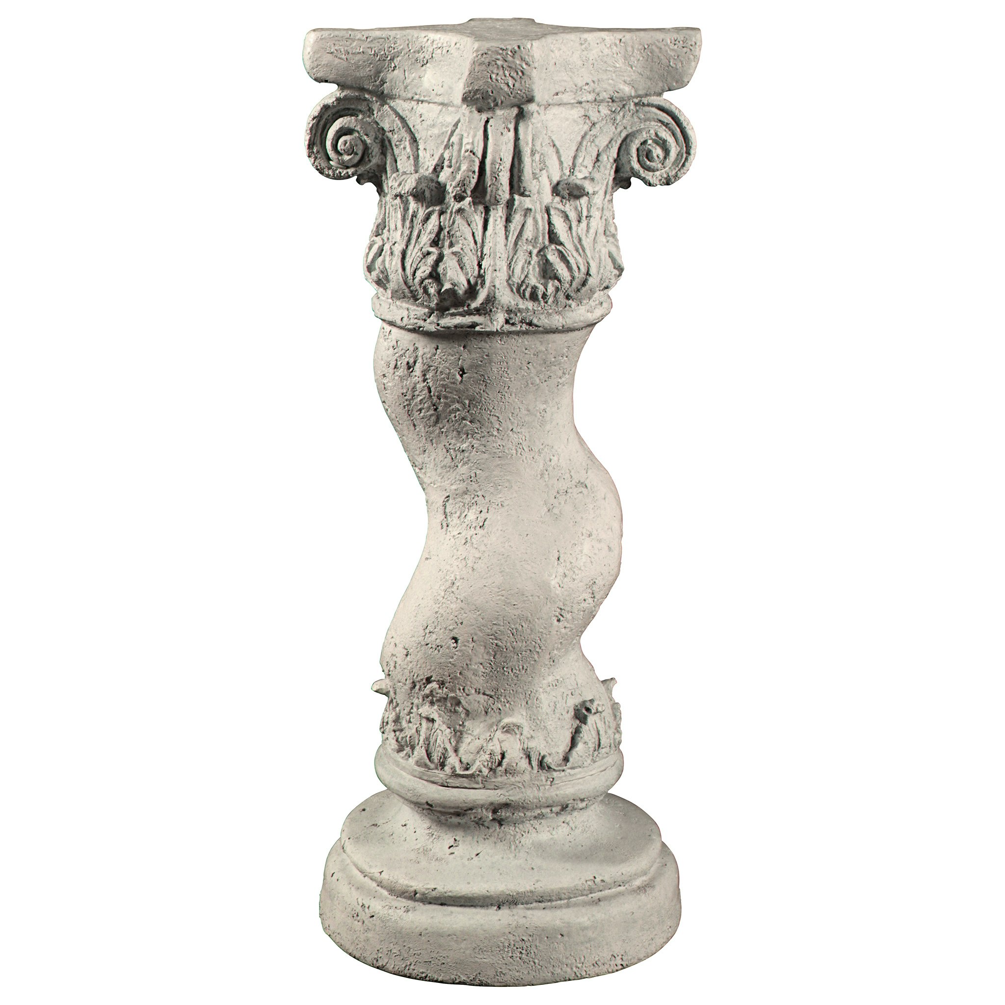 Toscano Capitoline Barley Corkscrew Medium Statuary Pedestal