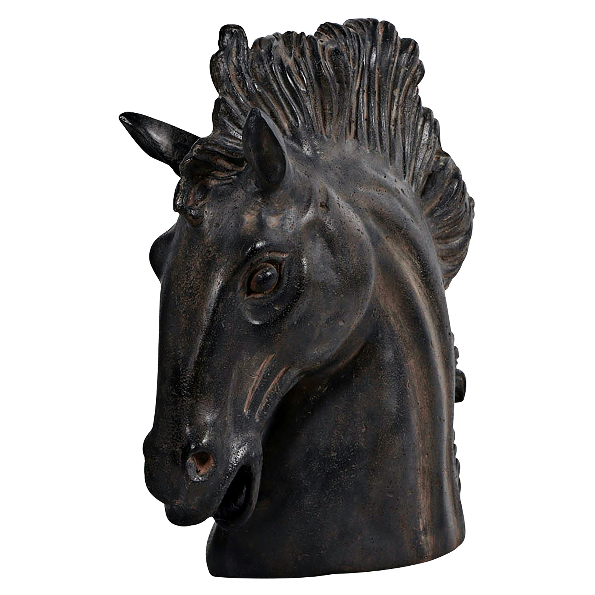 Toscano - Magnificent Stallion Equestrian Horse Head Bust Statue