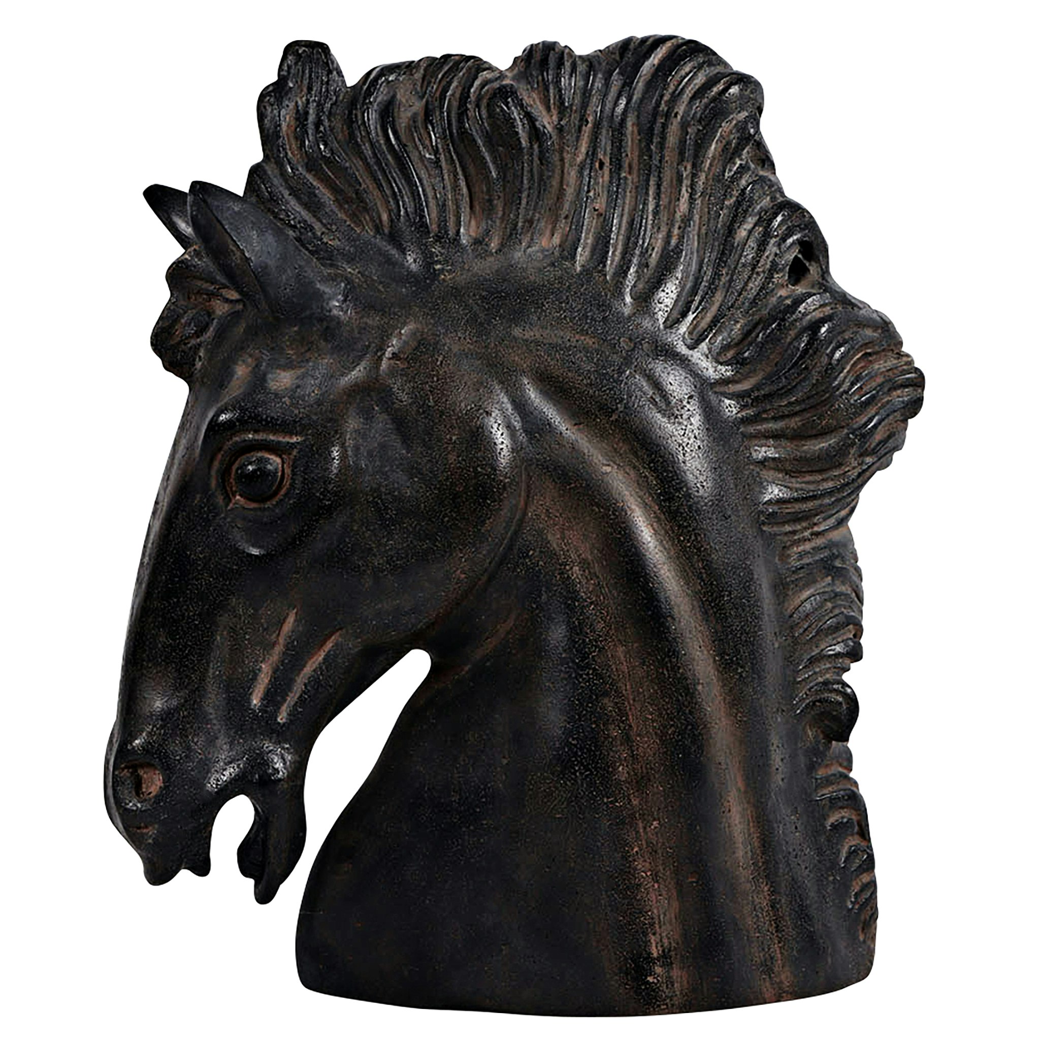 Toscano - Magnificent Stallion Equestrian Horse Head Bust Statue
