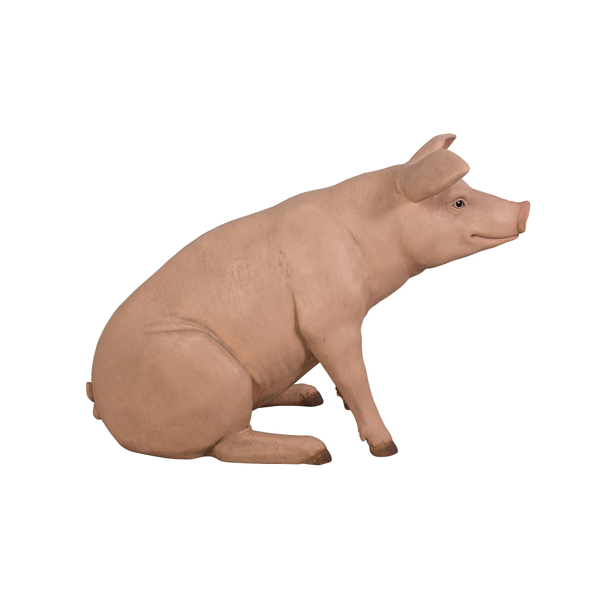 Toscano Sitting In Hog Heaven Pig Statue - Giant