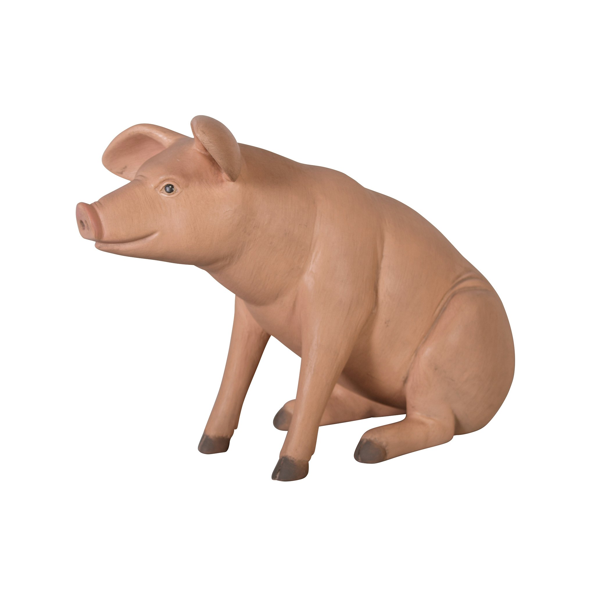 Toscano Sitting In Hog Heaven Pig Statue - Large