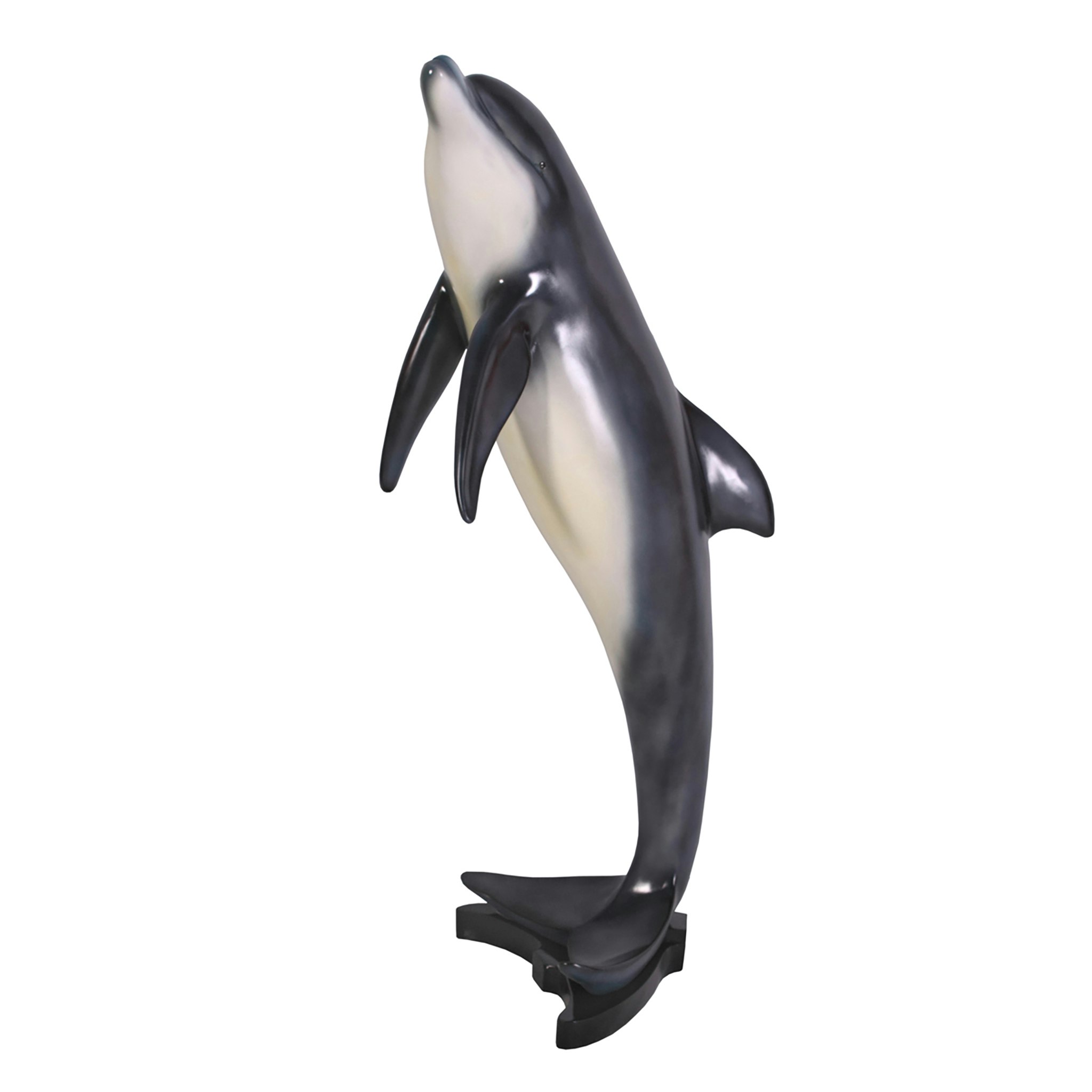 Toscano Leaping Sea Dolphin Statue - Large