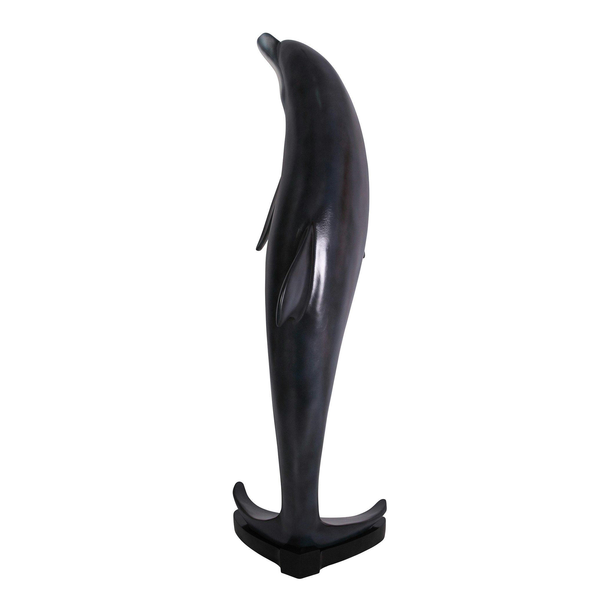 Toscano Leaping Sea Dolphin Statue - Large