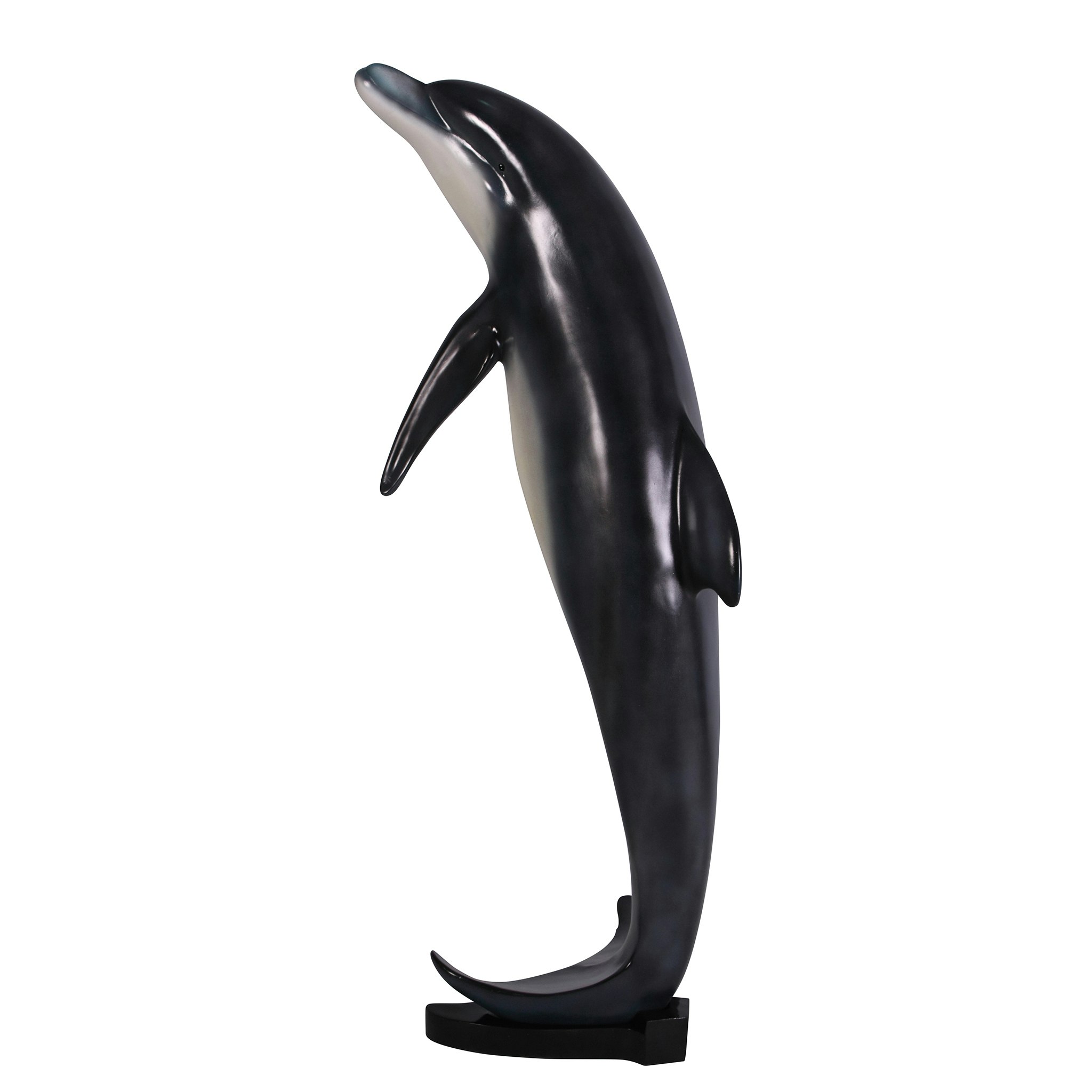 Toscano Leaping Sea Dolphin Statue - Large