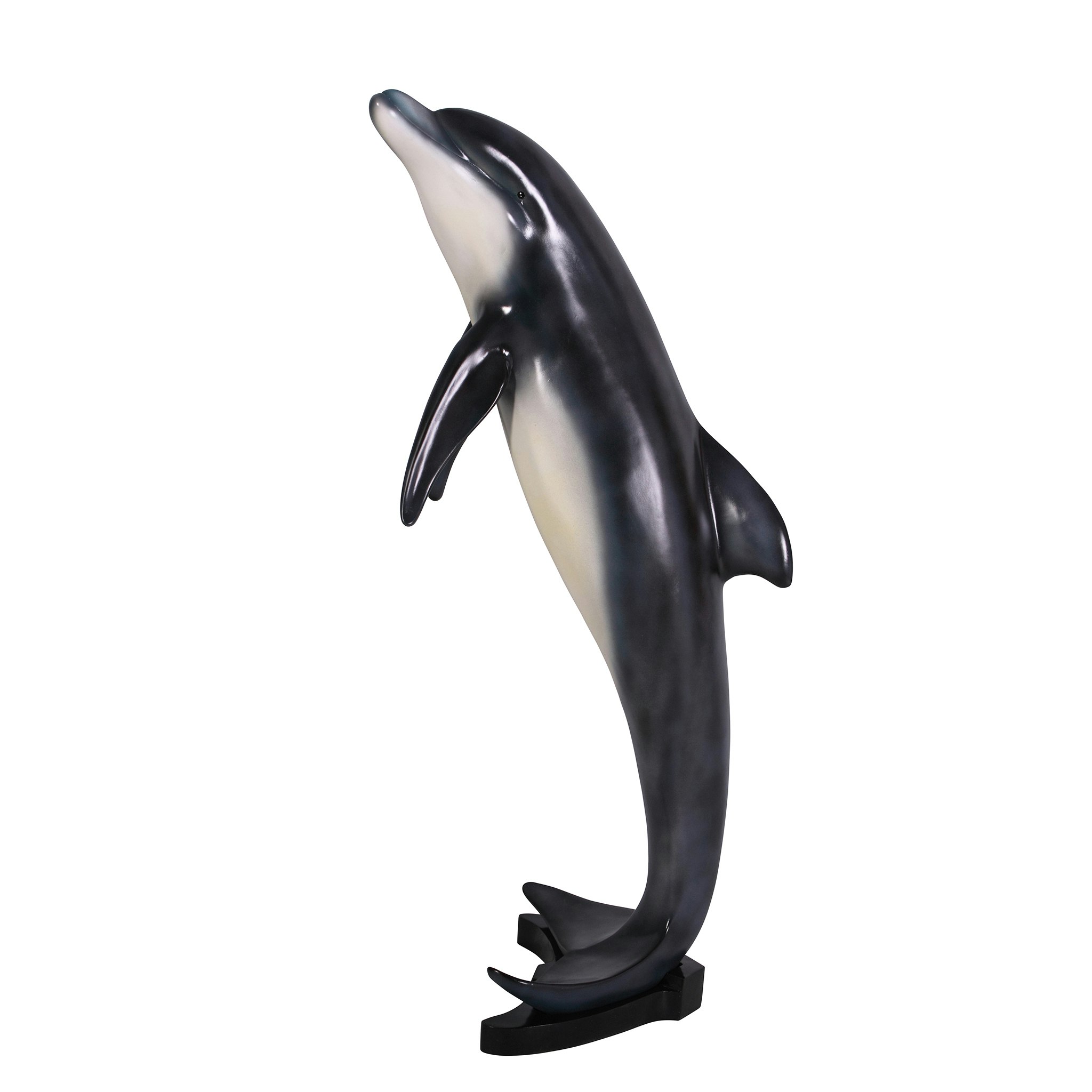 Toscano Leaping Sea Dolphin Statue - Large