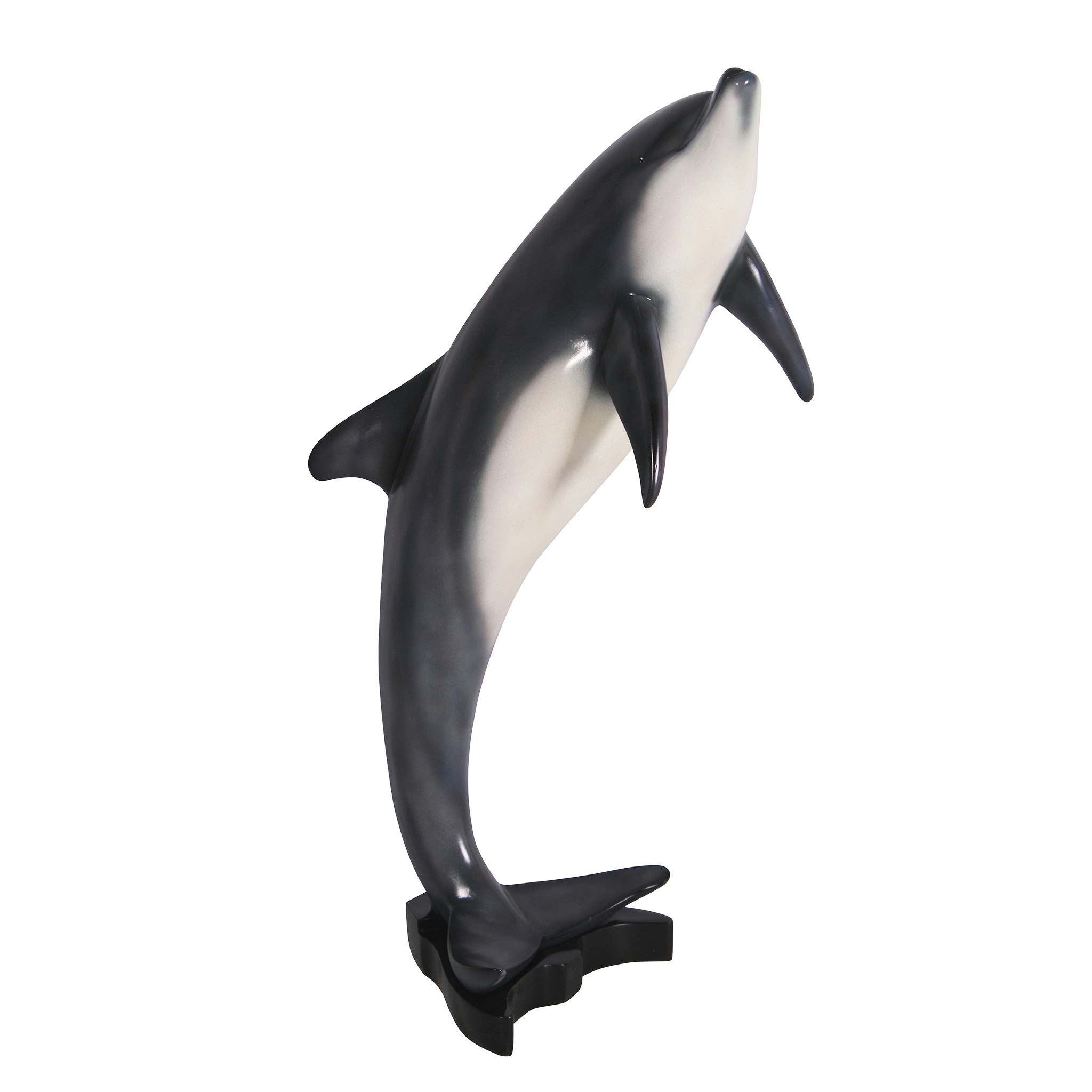 Toscano Leaping Sea Dolphin Statue - Medium