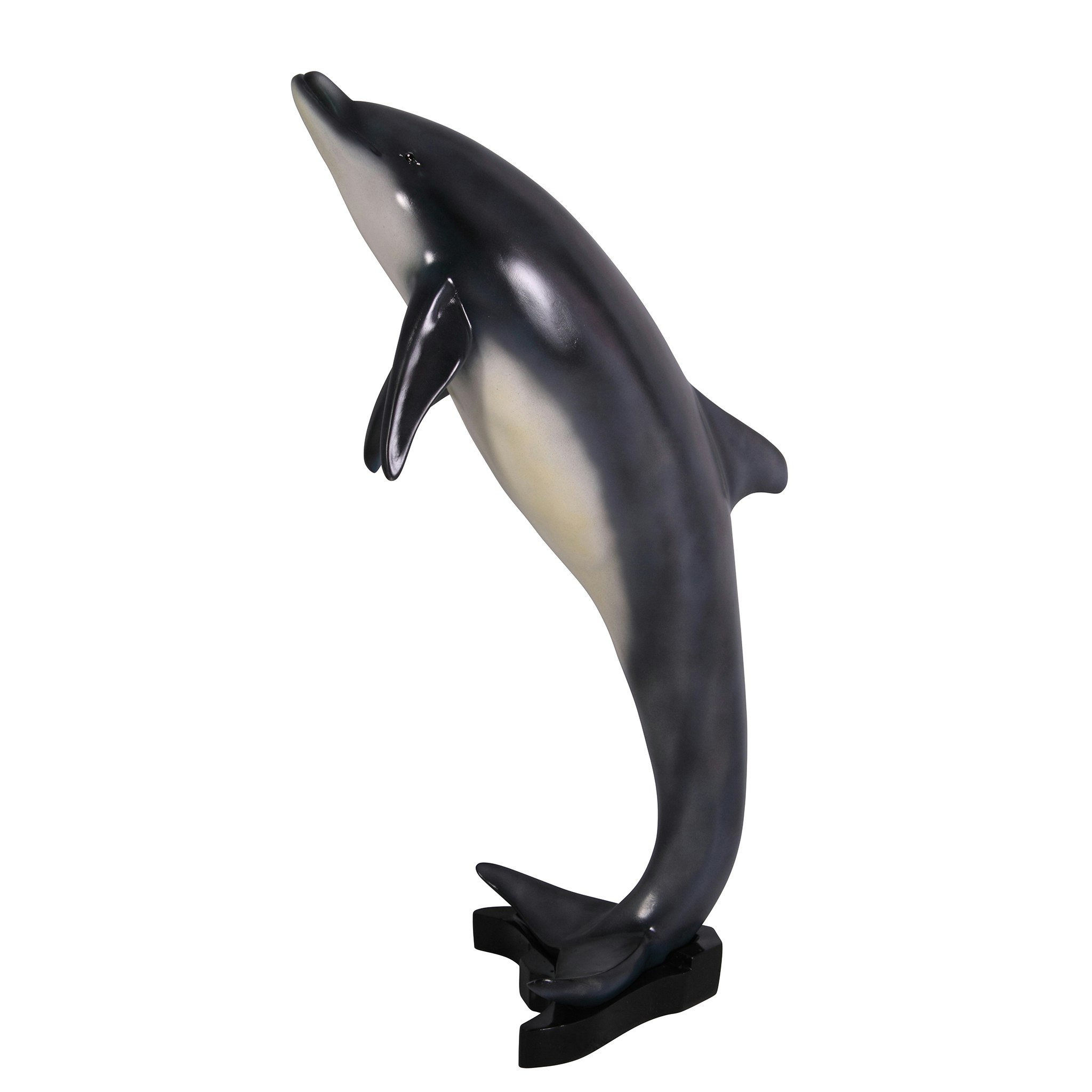 Toscano Leaping Sea Dolphin Statue - Medium