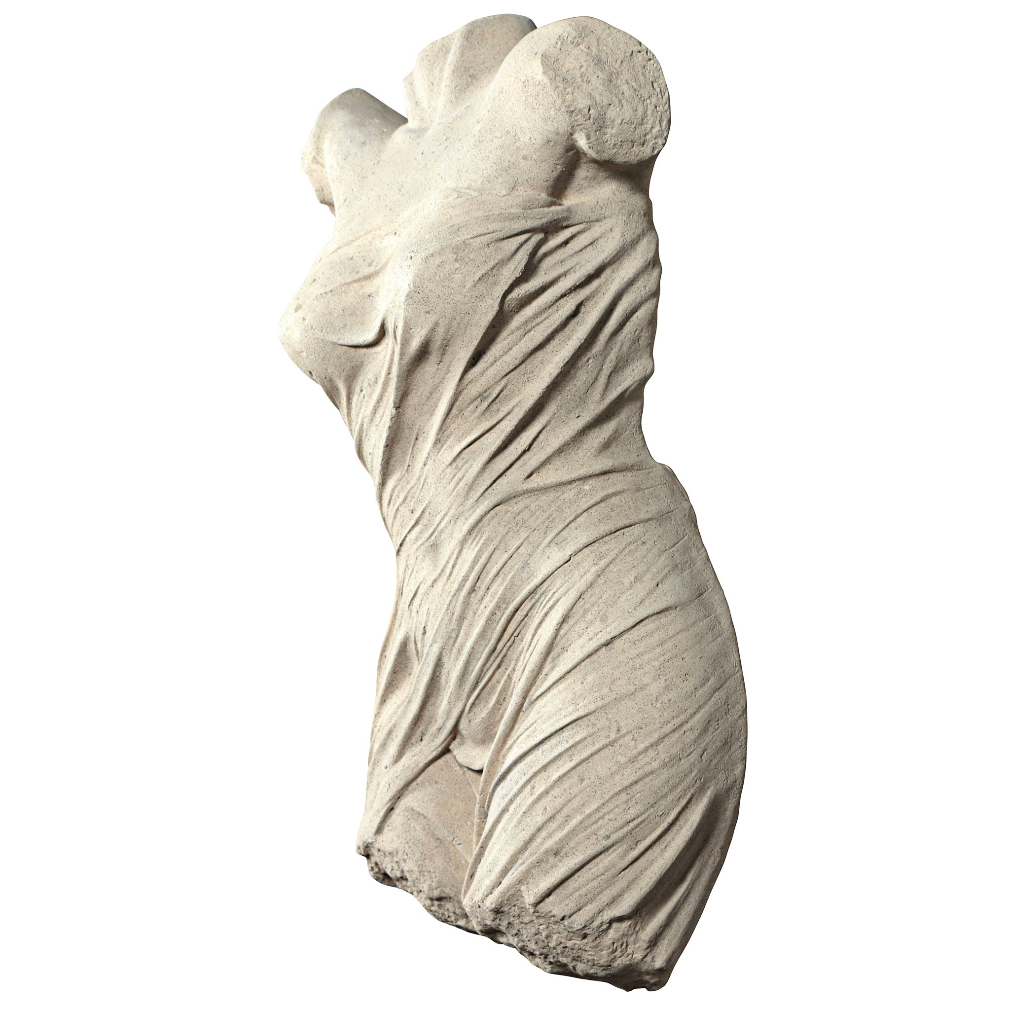 Toscano - Torso of a Draped Goddess Wall Sculpture