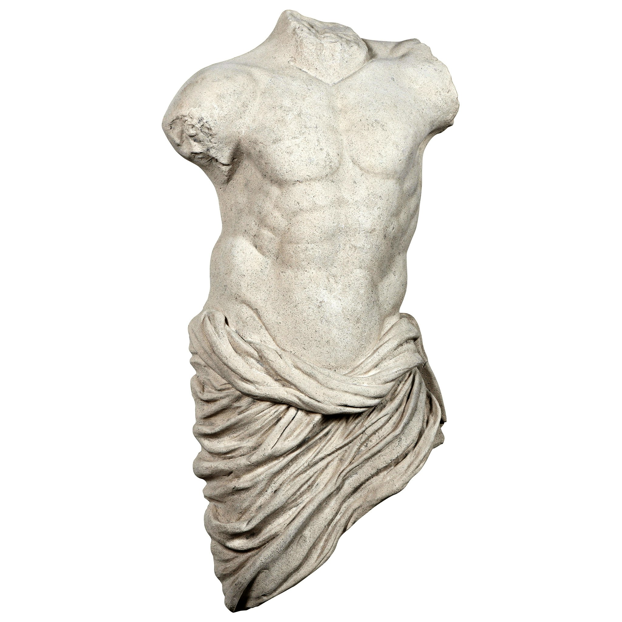 Toscano - Torso of a Draped Athlete Male Wall Sculpture