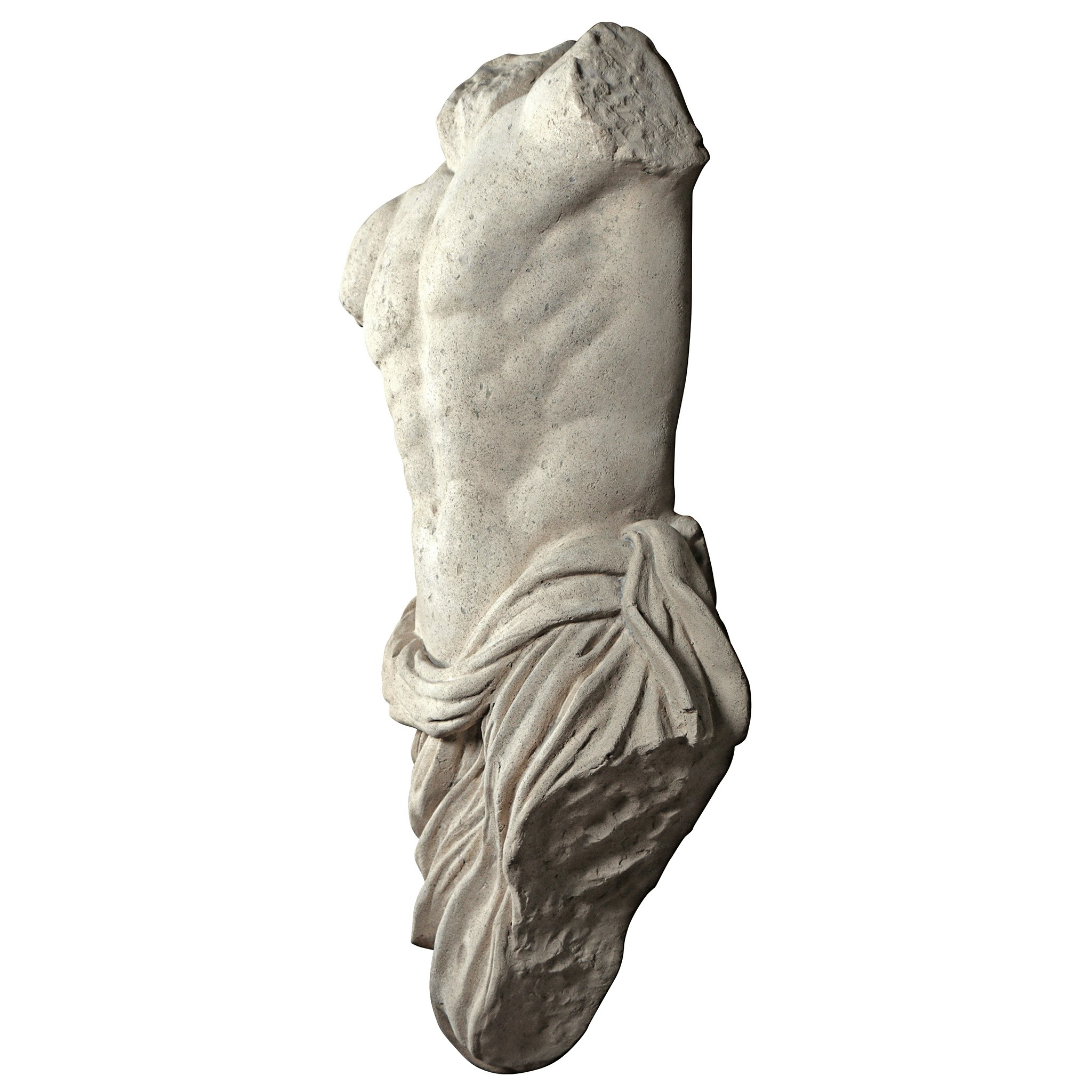 Toscano - Torso of a Draped Athlete Male Wall Sculpture