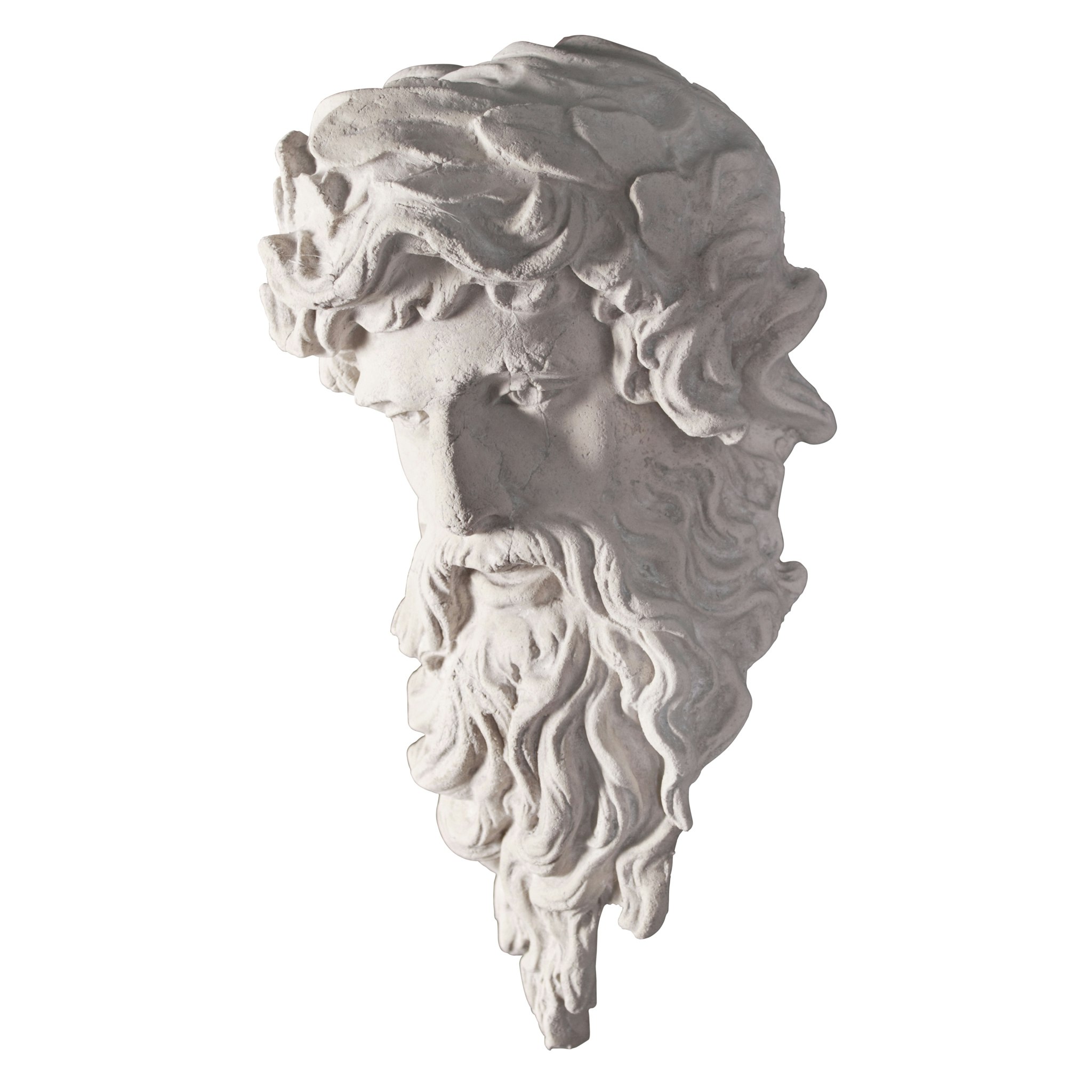 Toscano - Greek God of the Sea Poseidon Wall Sculpture