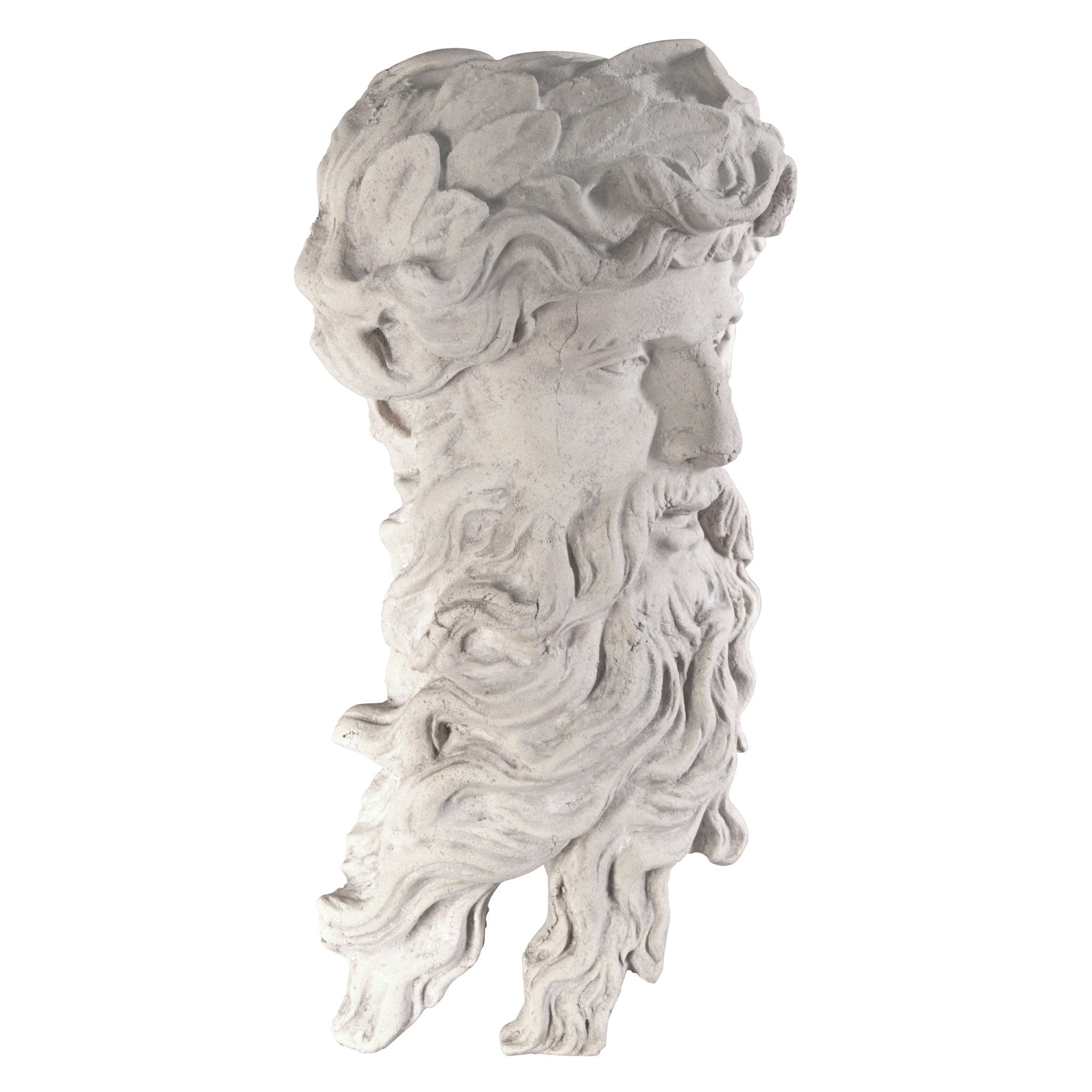 Toscano - Greek God of the Sea Poseidon Wall Sculpture