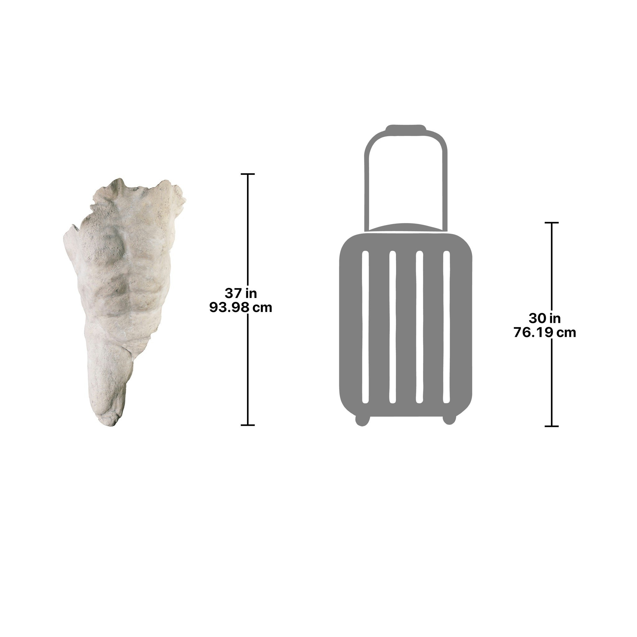 Toscano - Alexander the Great Torso Wall Sculpture