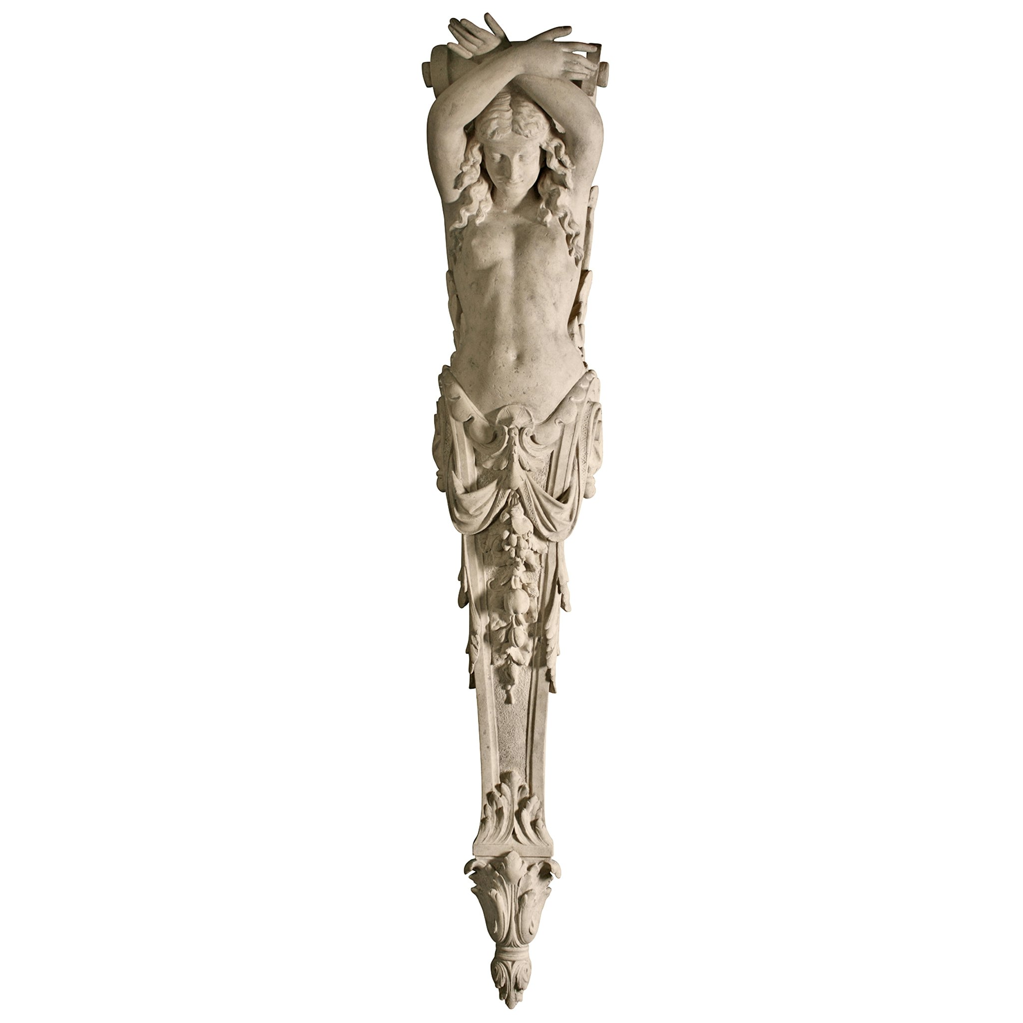 Toscano The Grand Boulevard 9th Arrondissement Architectural Pilaster Wall Sculpture - Large