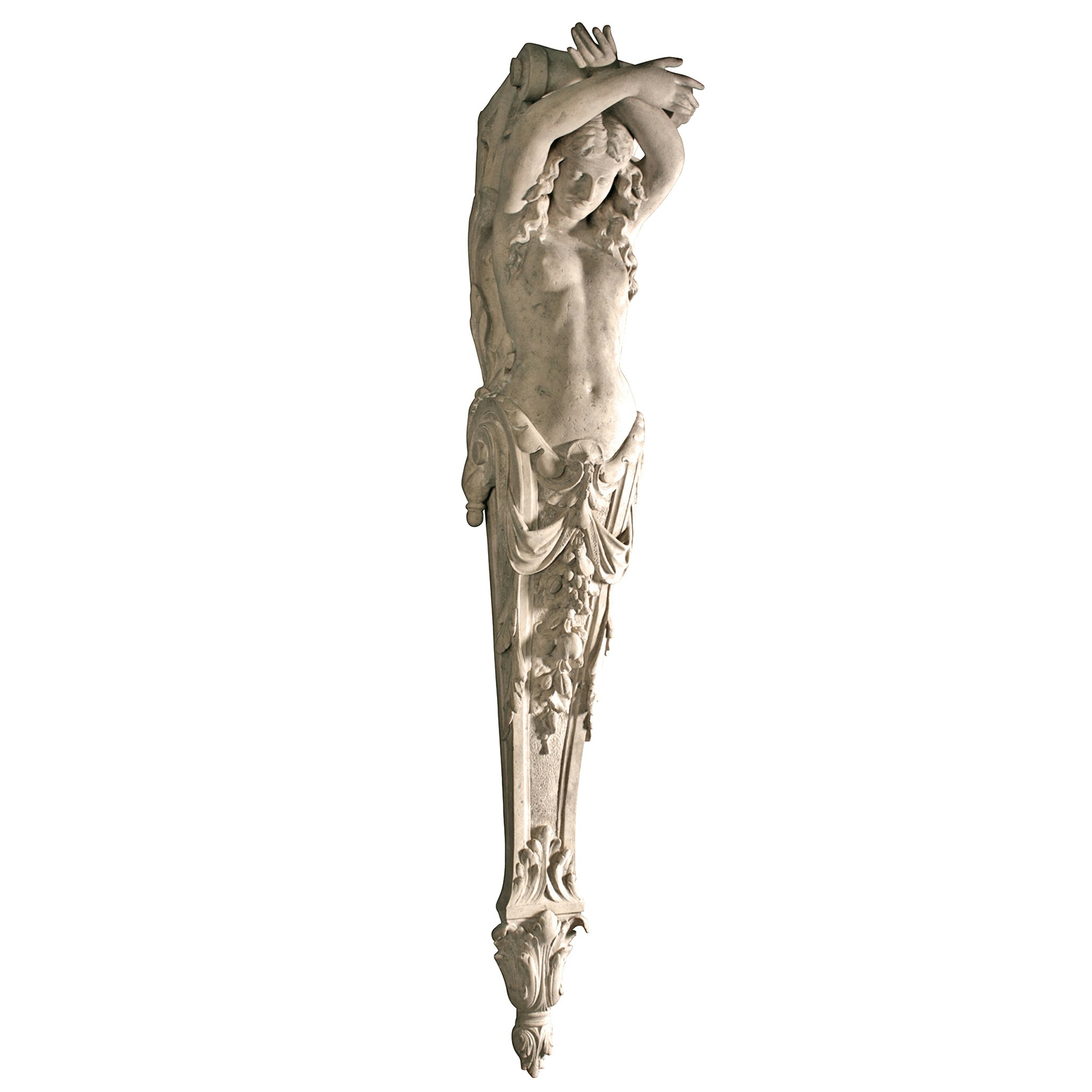 Toscano The Grand Boulevard 9th Arrondissement Architectural Pilaster Wall Sculpture - Large