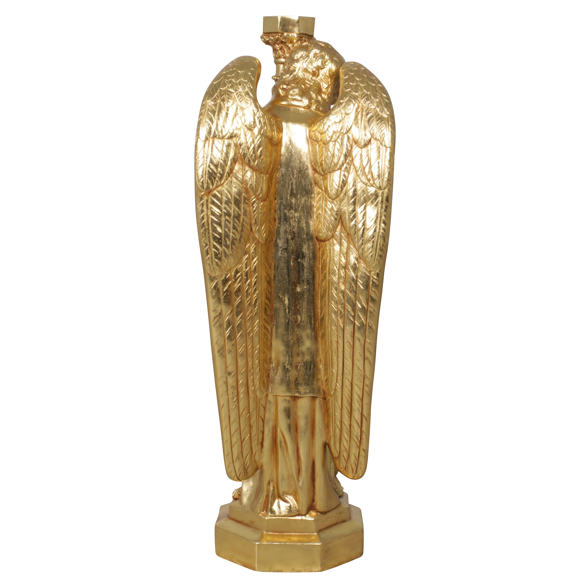 Toscano Padova Golden Guardian Angel Statue - Left