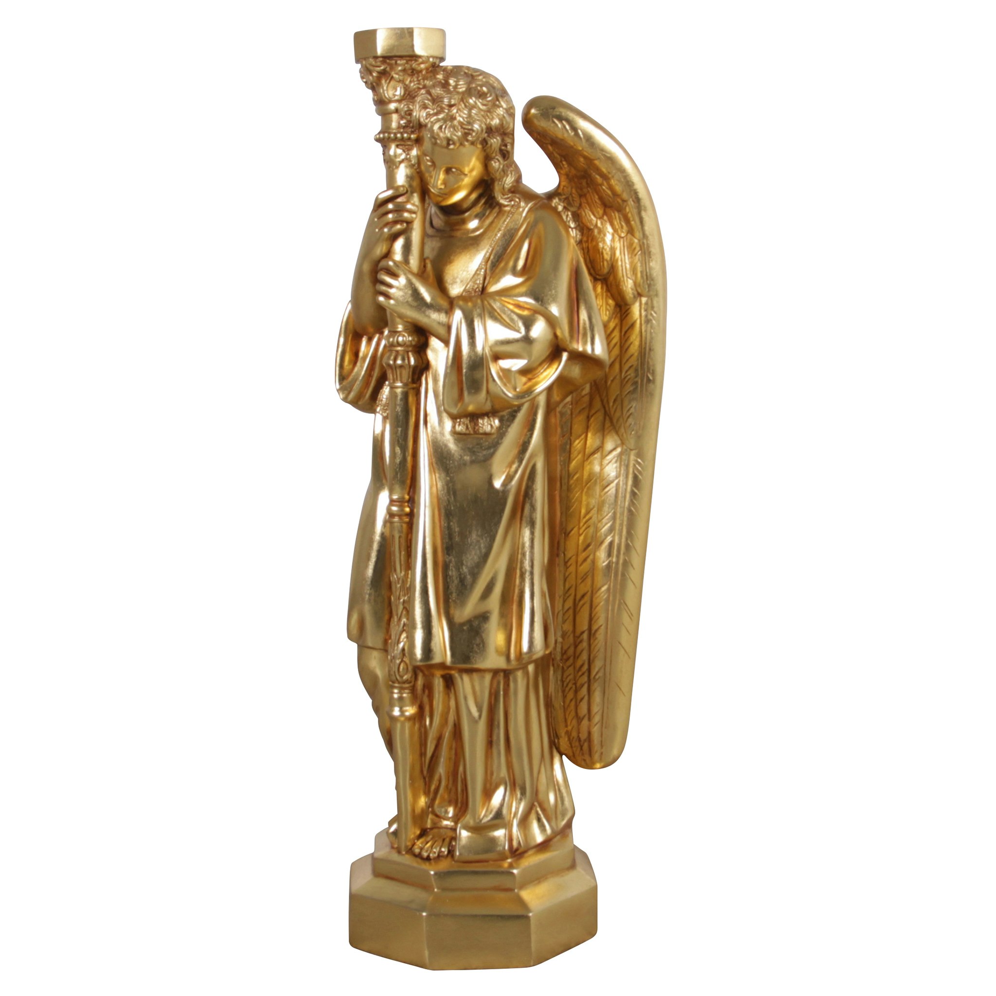 Toscano Padova Golden Guardian Angel Statue - Right