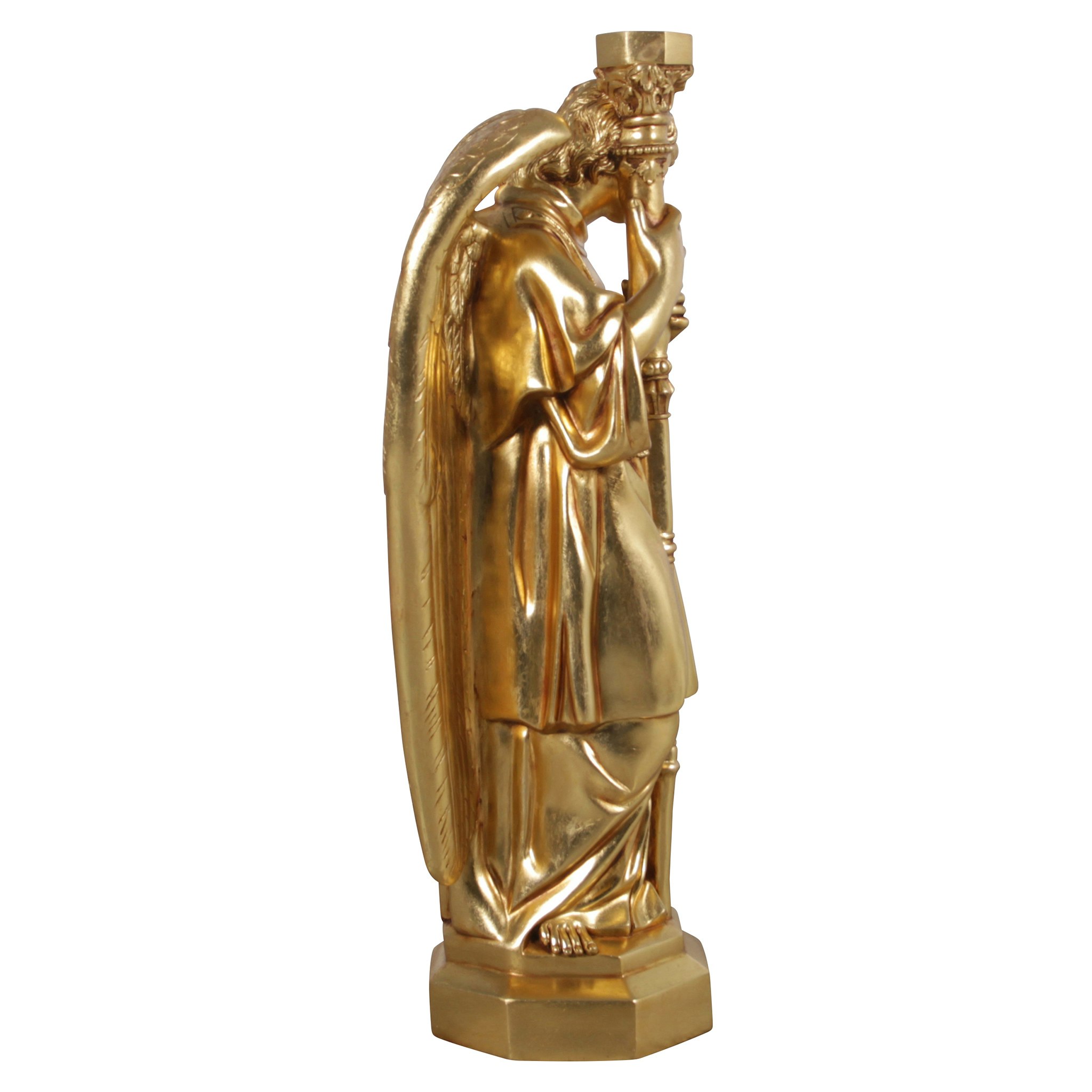 Toscano Padova Golden Guardian Angel Statue - Right