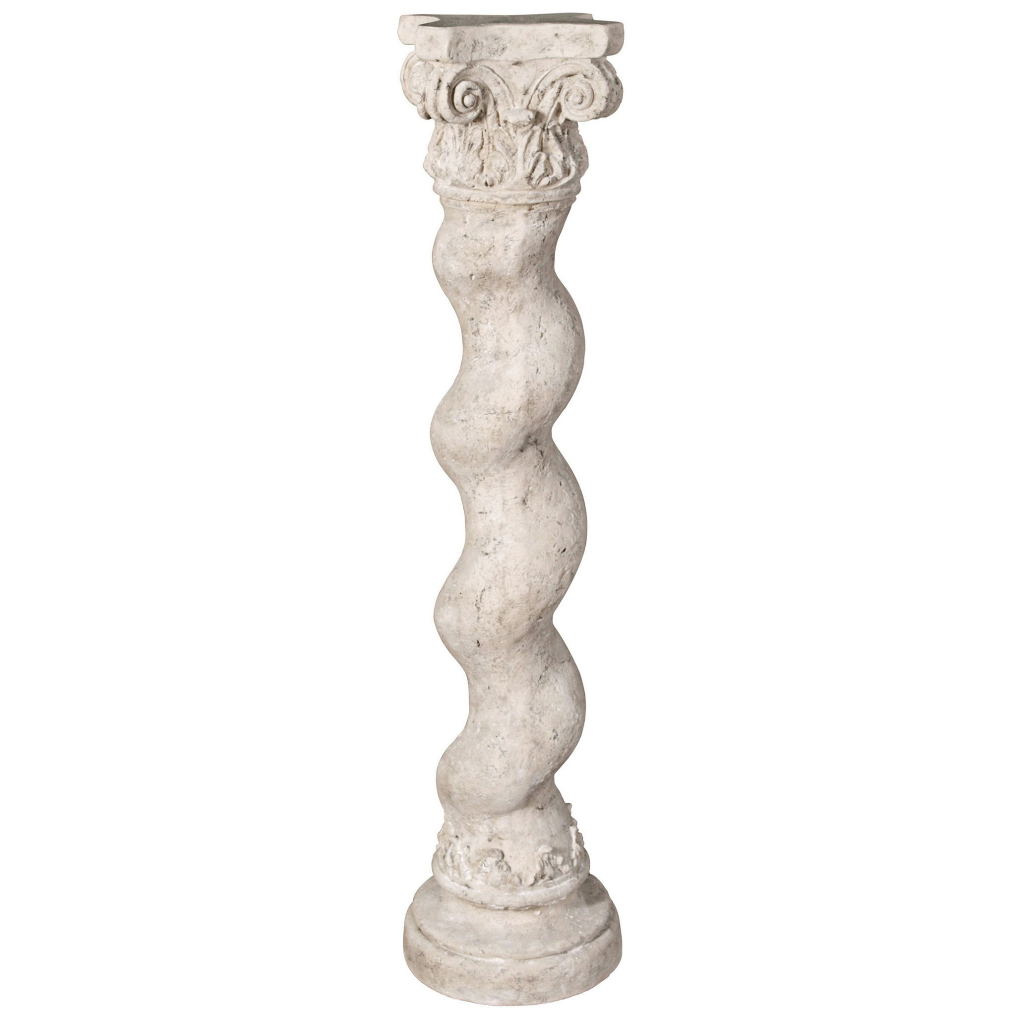 Toscano Capitoline Barley Corkscrew Giant Statuary Pedestal