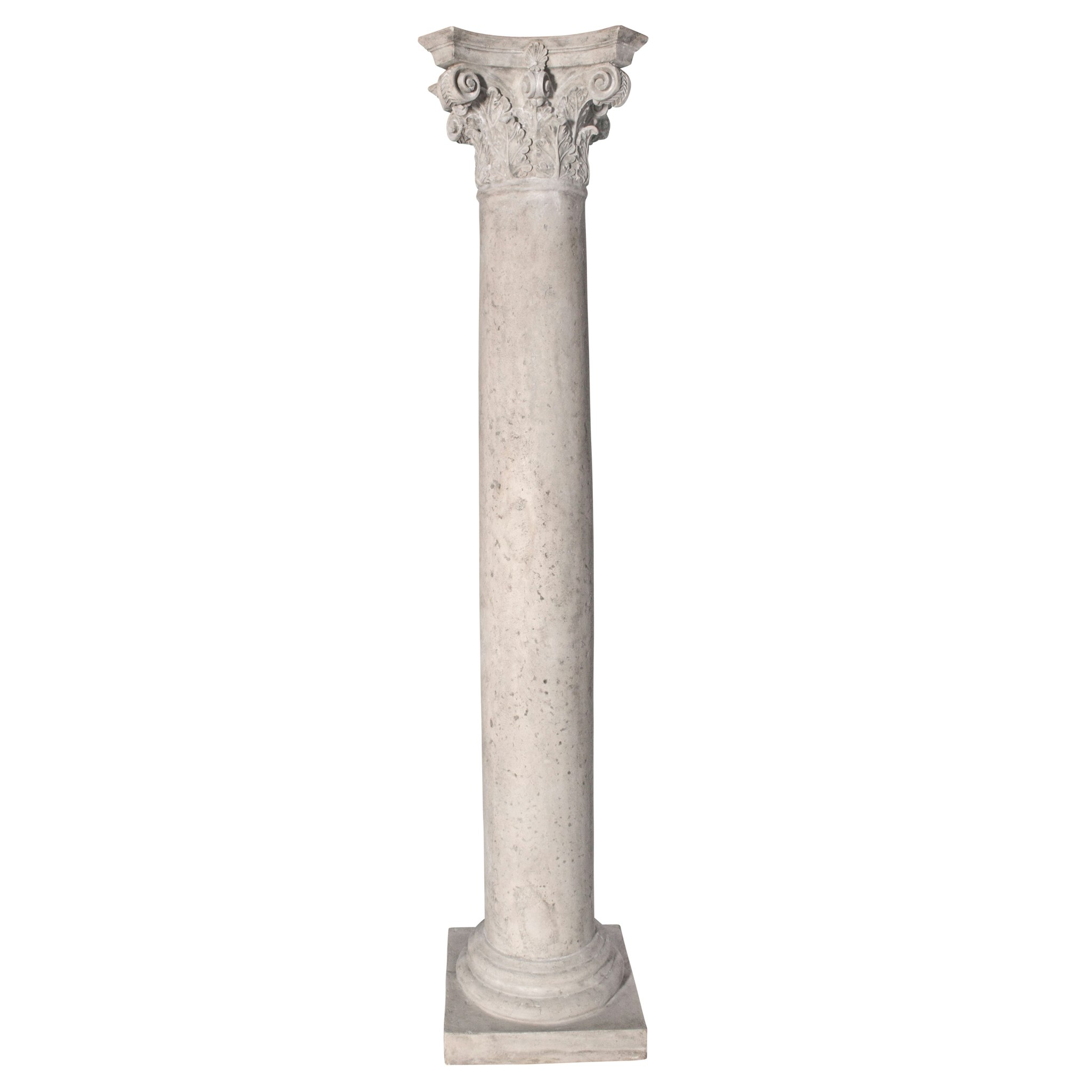 Toscano The Corinthian Architectural Whole Column - Ancient Ivory, Fiberglass