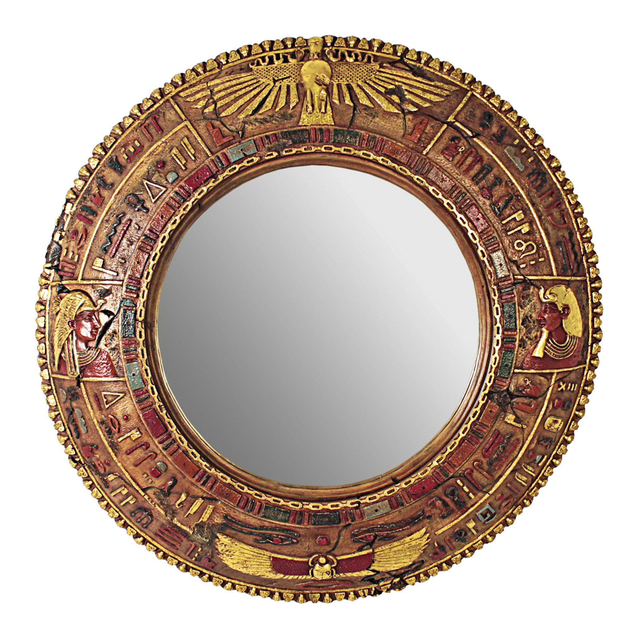 Toscano - Temple of Luxor Egyptian Mirror Wall Sculpture in Grand-Scale