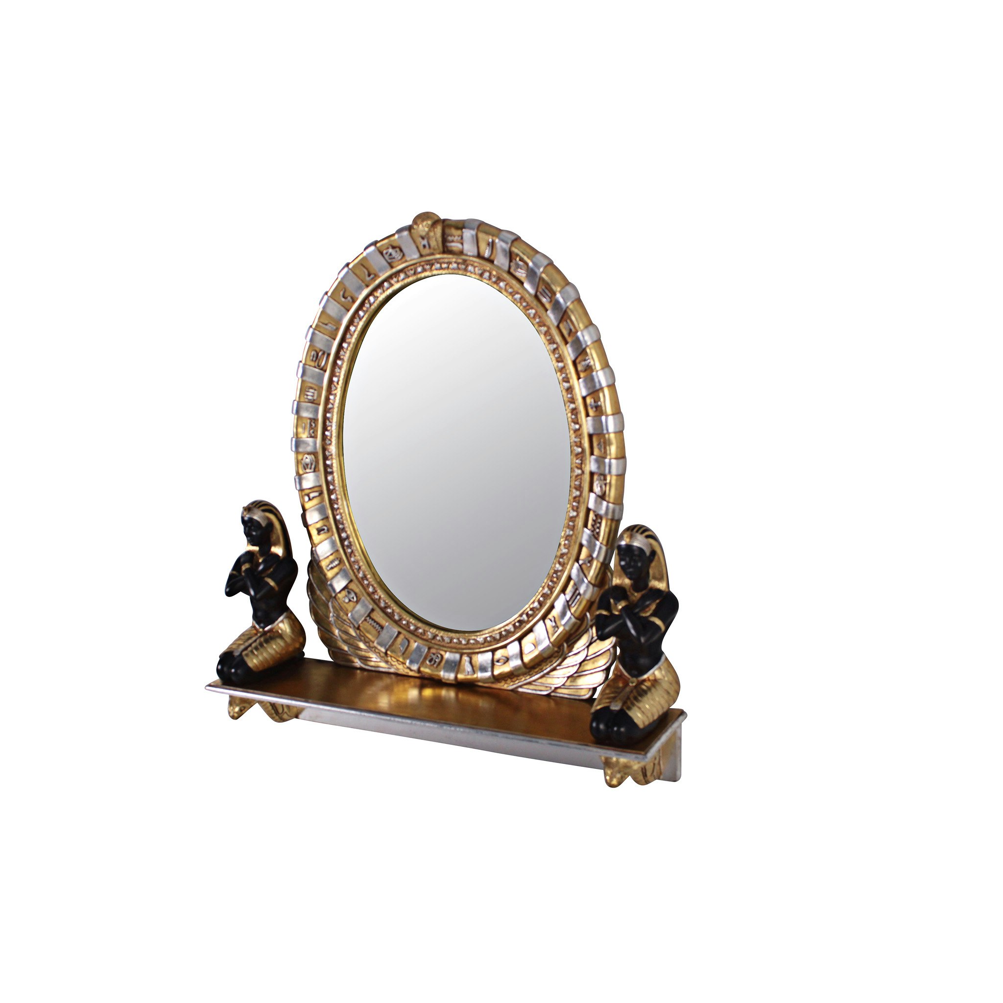 Toscano - King Amenhotep Egyptian Statue Vanity Mirror