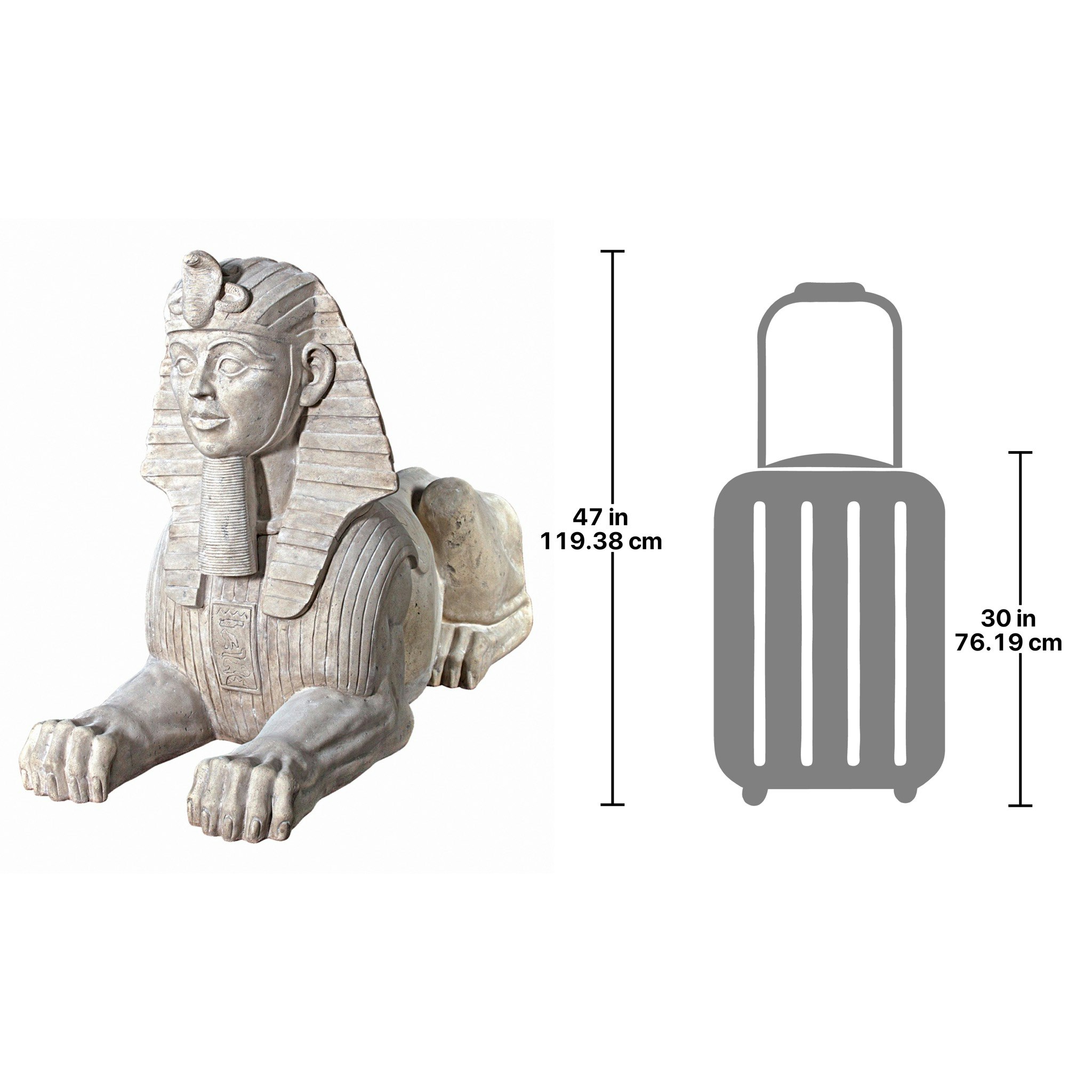 Toscano - Grand Stone Egyptian Sphinx Statue