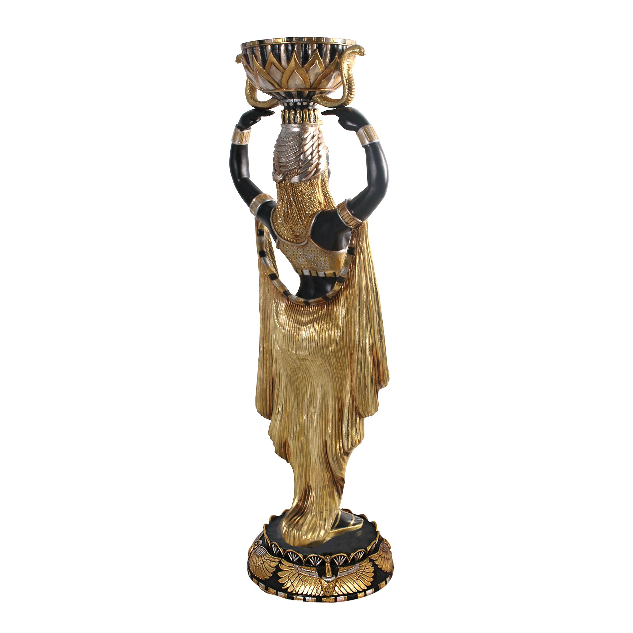 Toscano - Cleopatra Egyptian Nubian Maiden with Urn Grande Statue