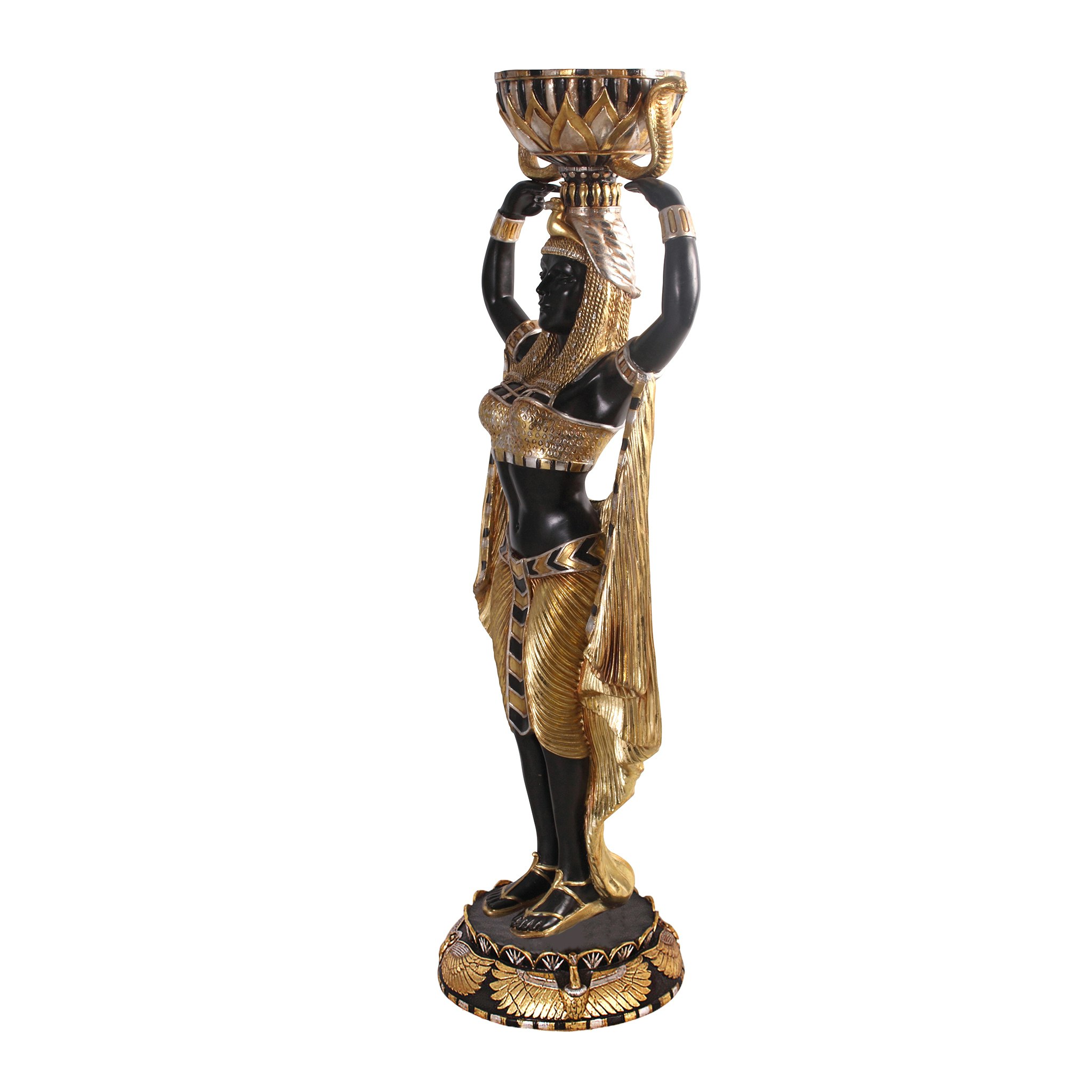 Toscano - Cleopatra Egyptian Nubian Maiden with Urn Grande Statue