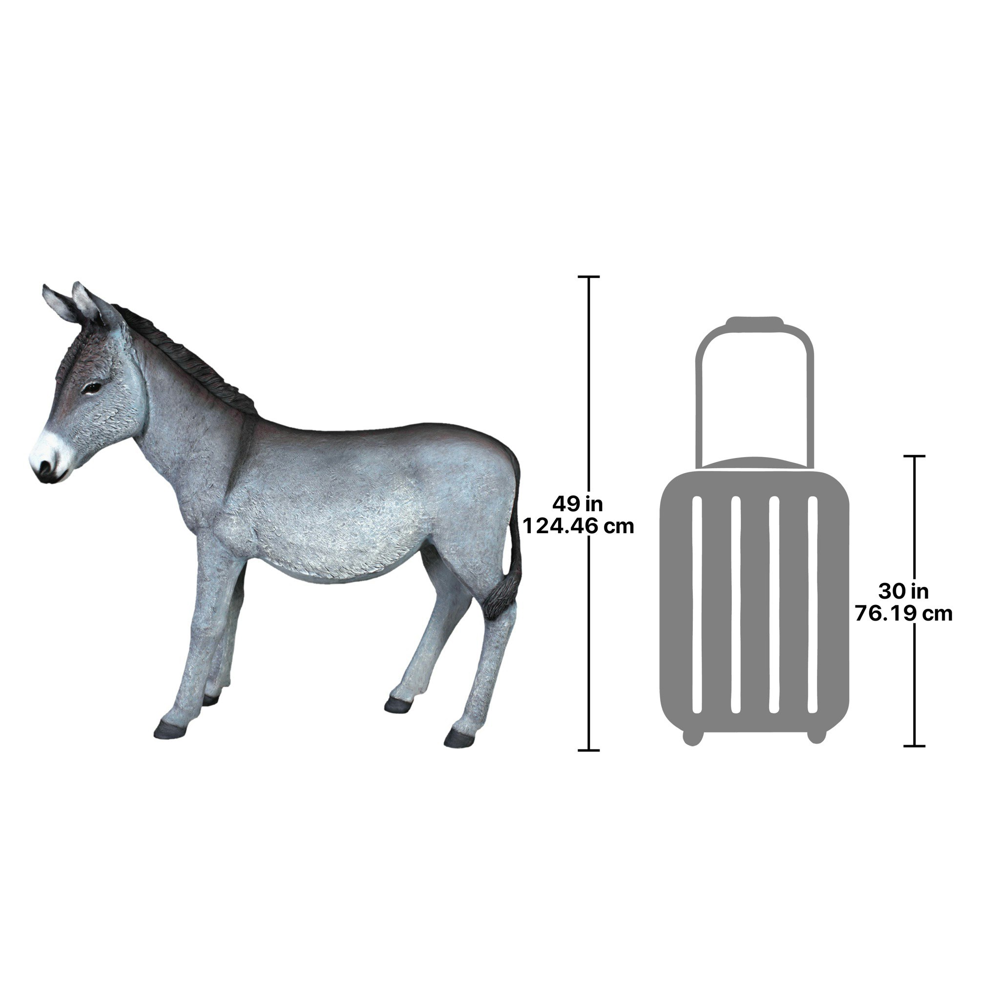 Toscano - Beast of Burden Donkey Statue